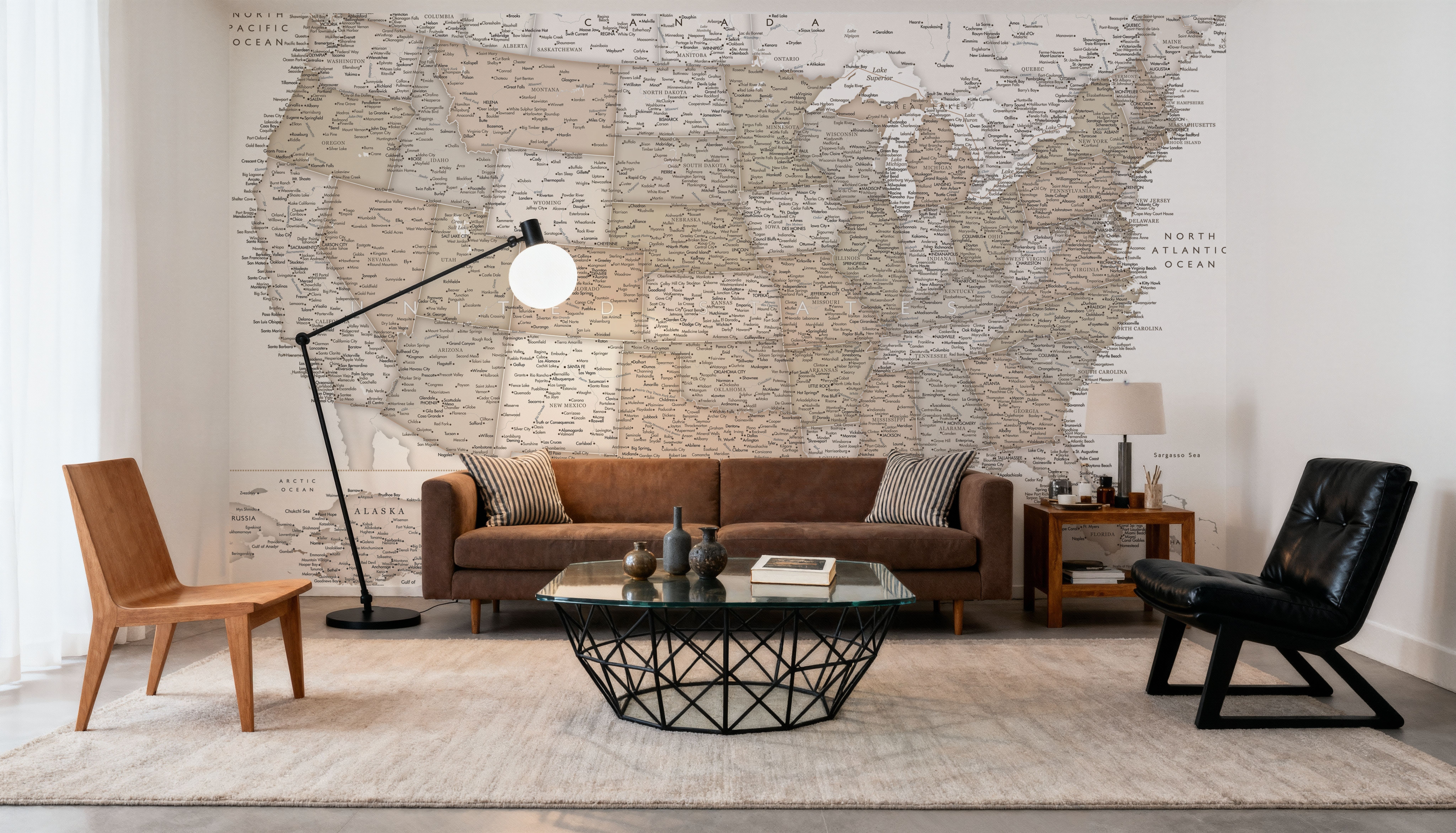 US Map Detailed - Loui