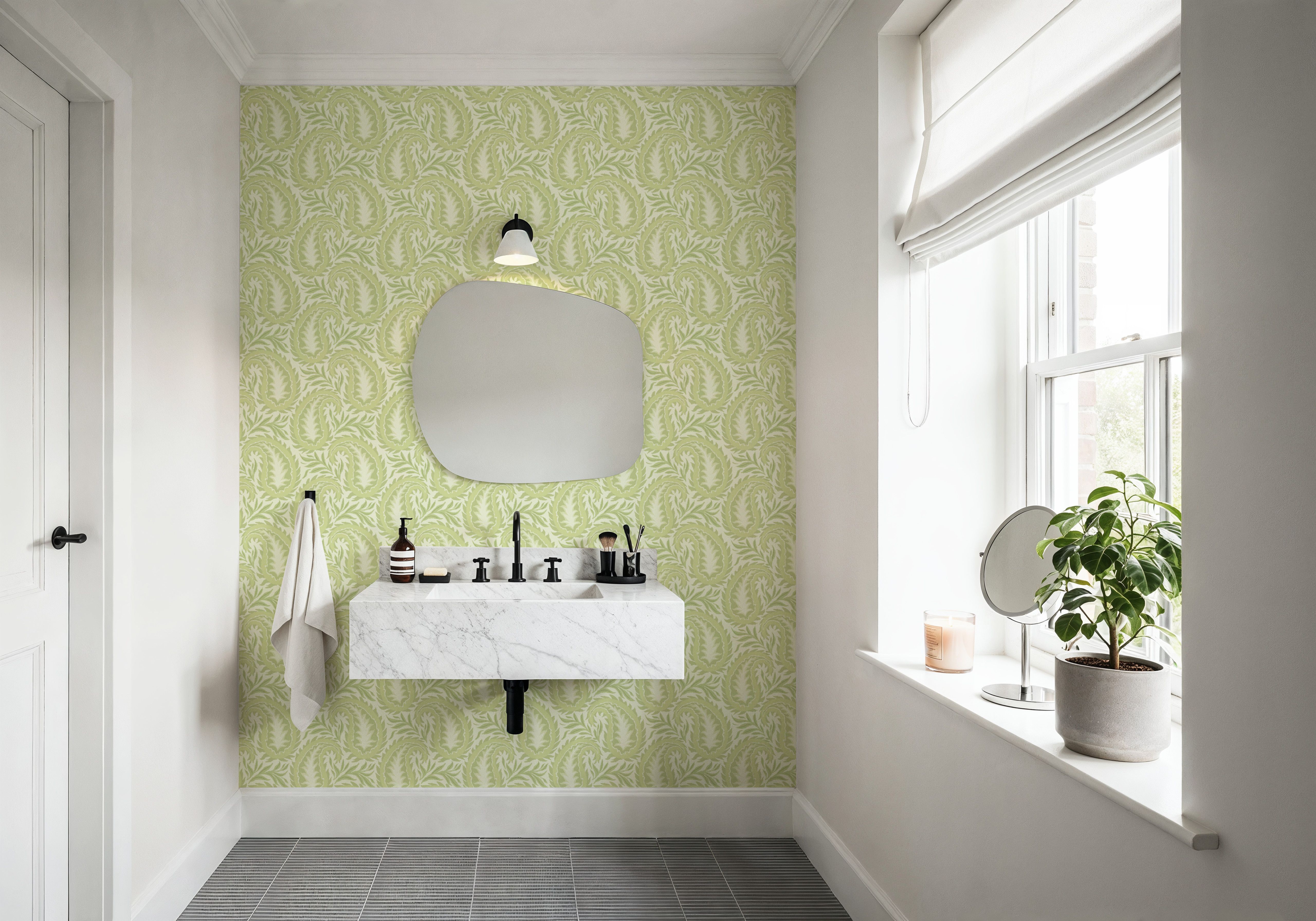 Botanical Paisley, Charteruse