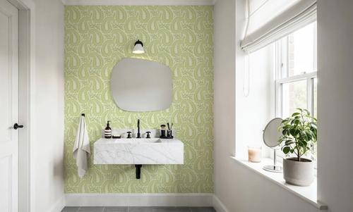 Botanical Paisley, Charteruse