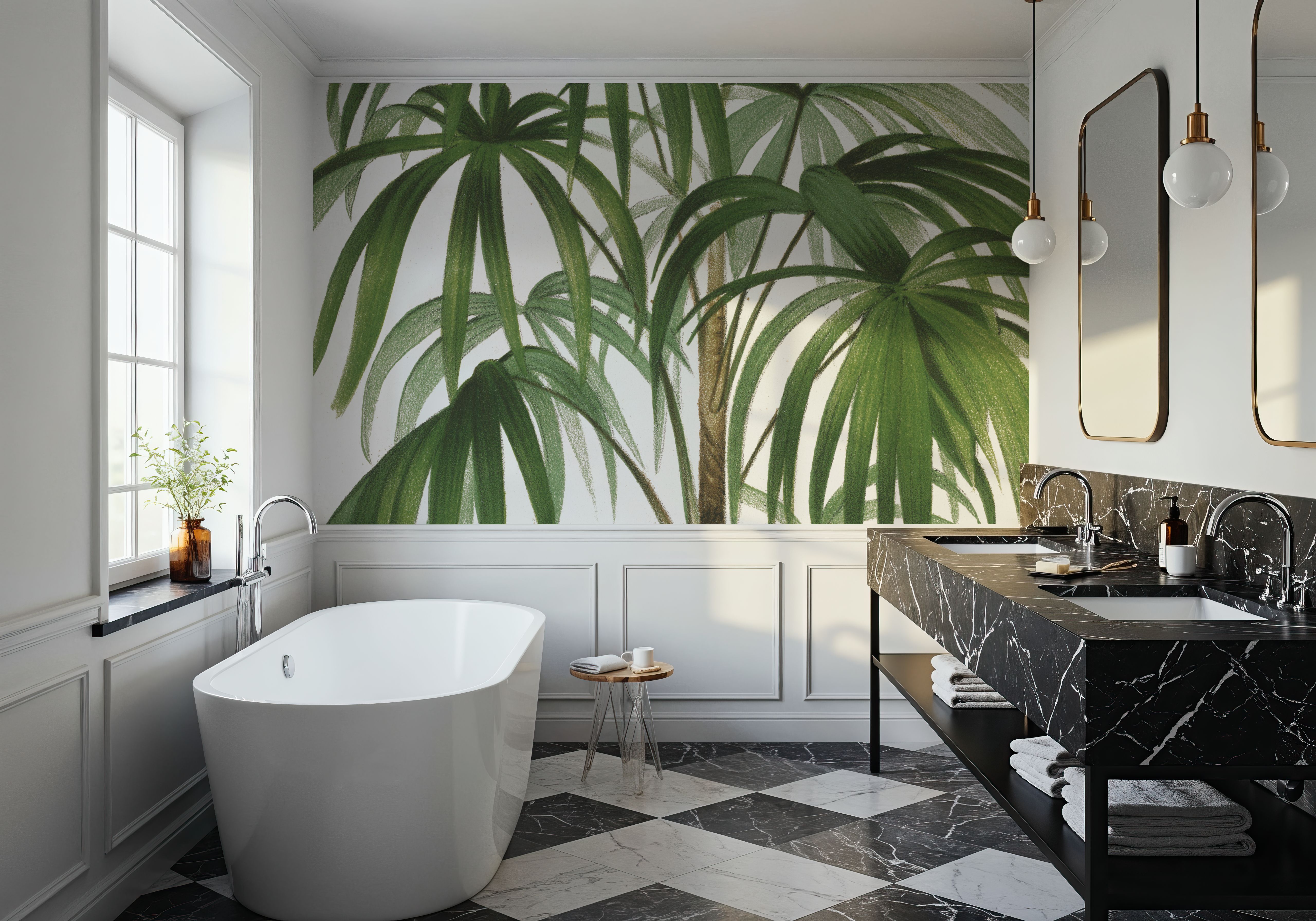 Riviera Palms II, Tapeten