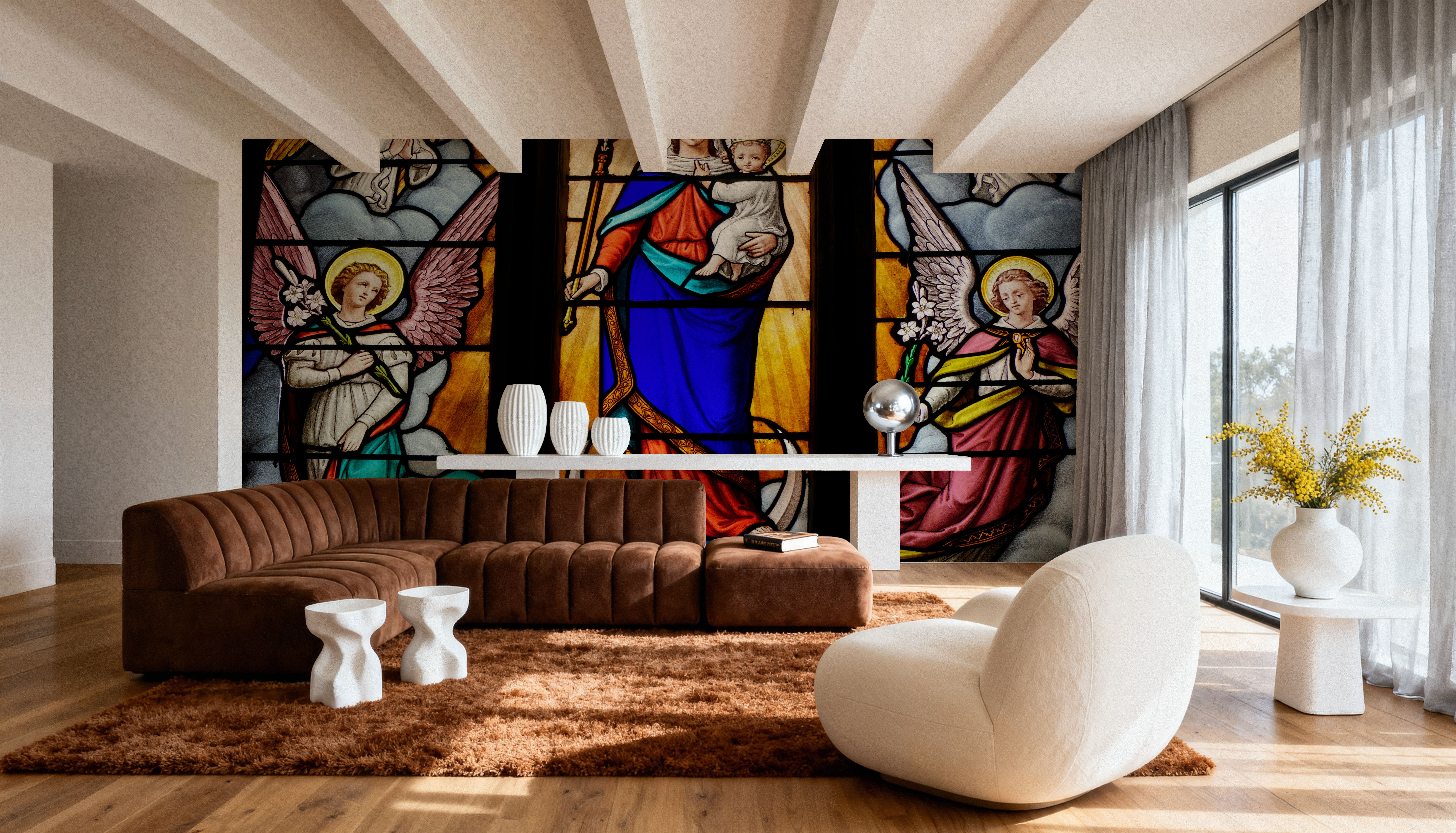 Vitrail Light, Wallpaper