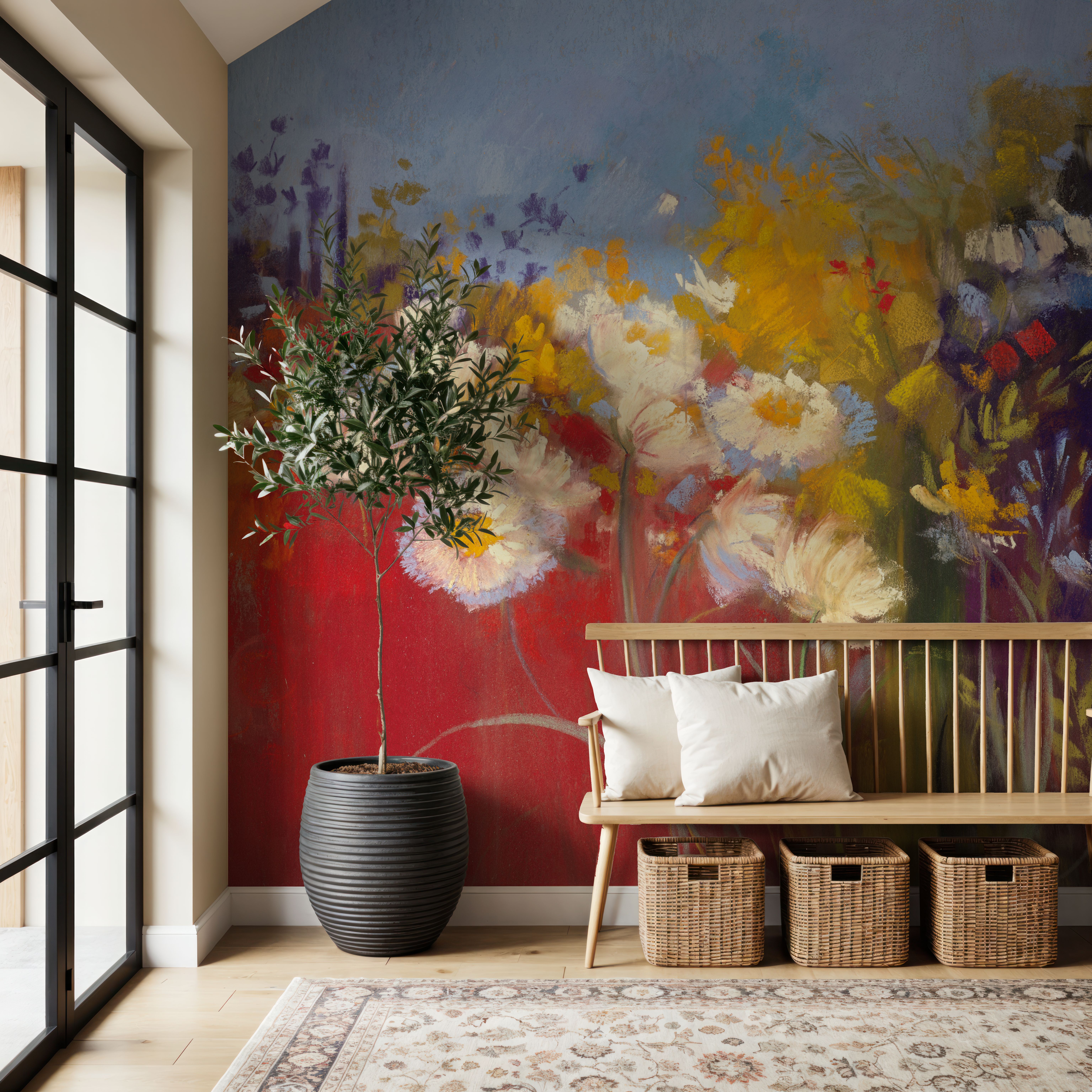 Contemporary Meadow Red