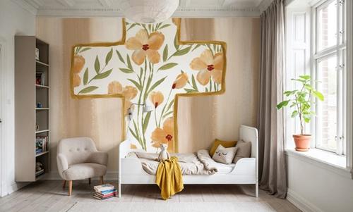Floral Cross I