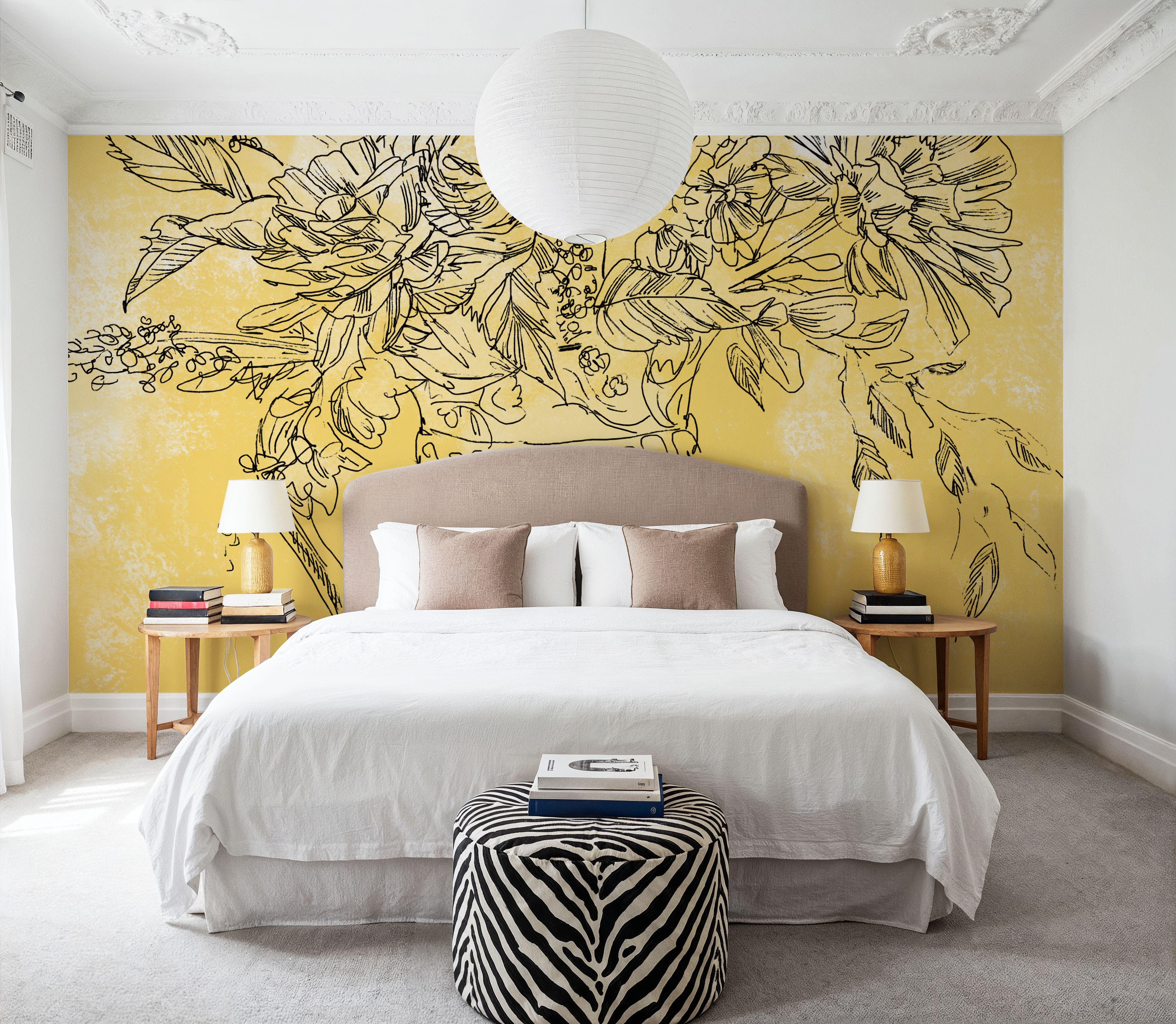 Zinnias in Pitcher Sketch