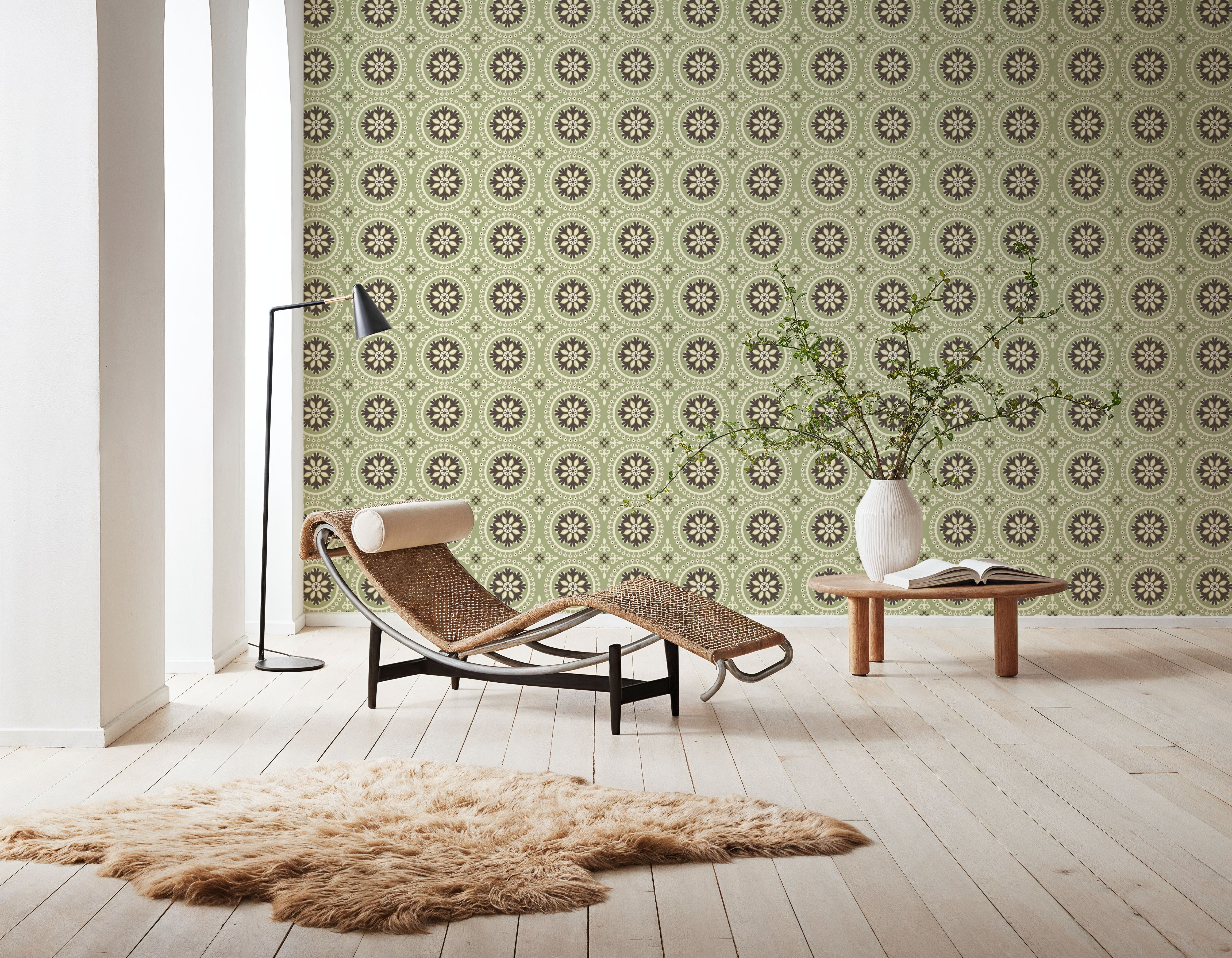 Geo Floral, Pistachio