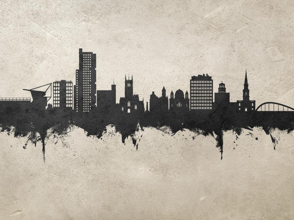 Wolverhampton England Skyline Concrete