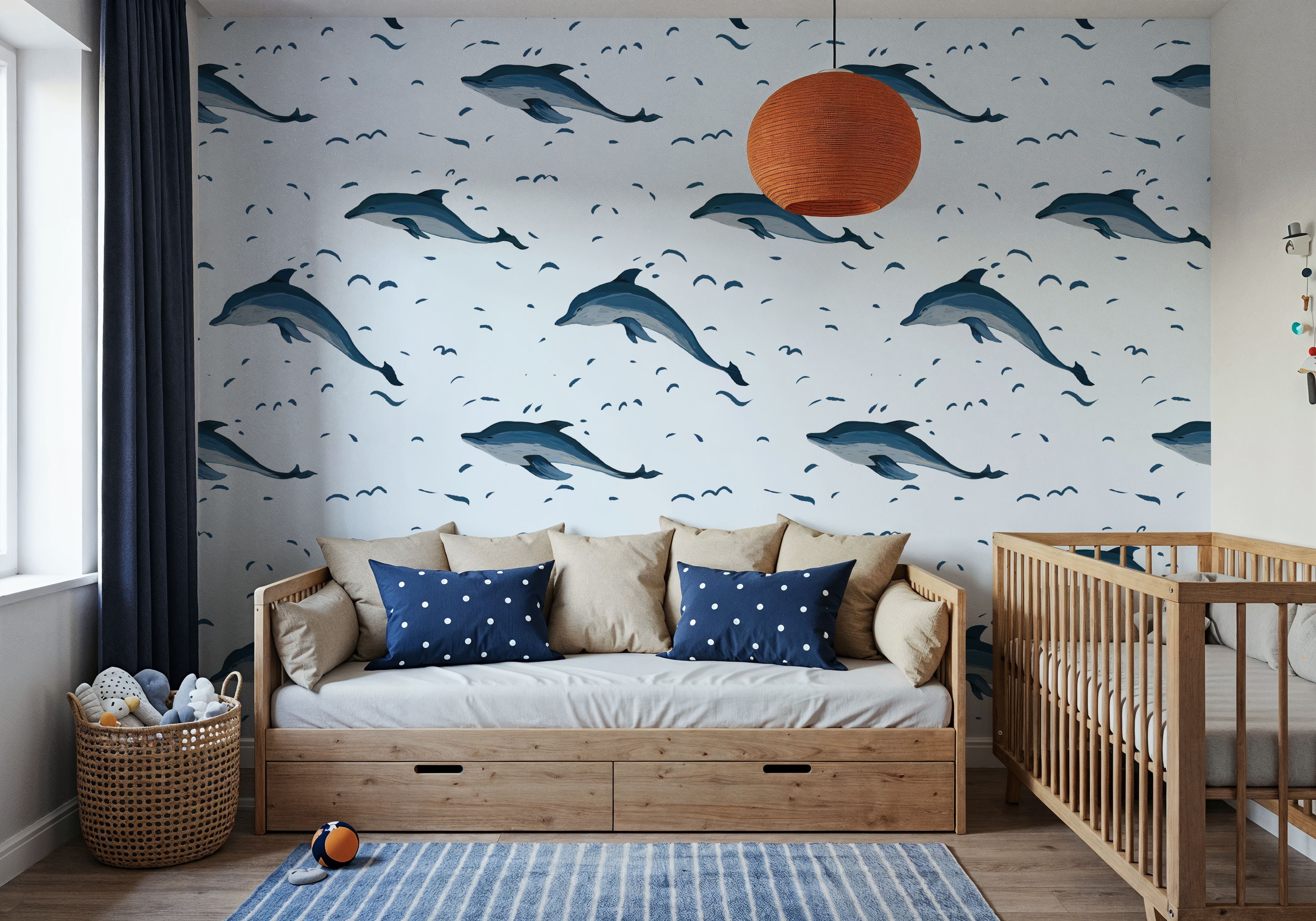 Dolphins in The Sea