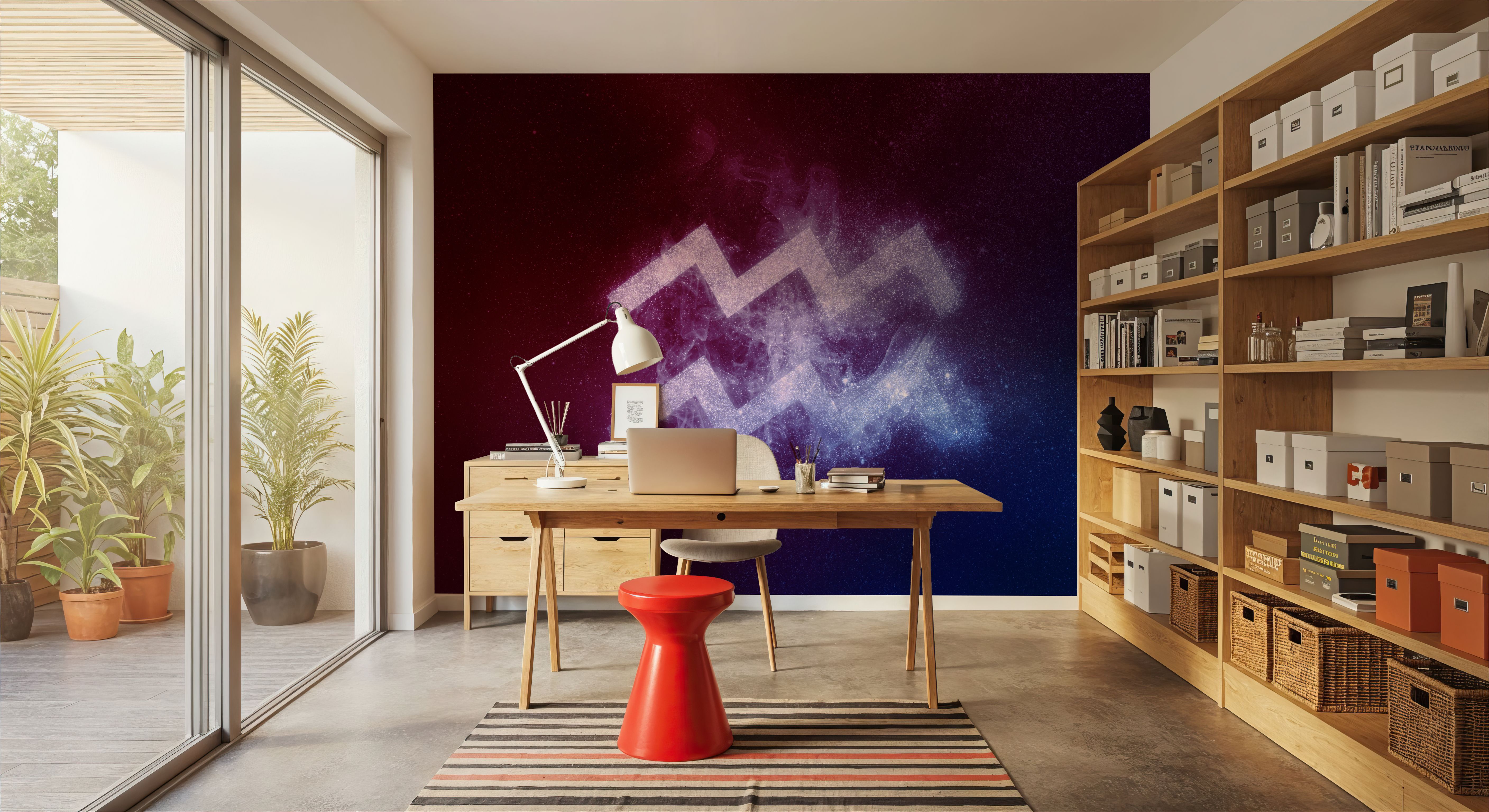 Aquarius Zodiac of Stars , Wallpaper