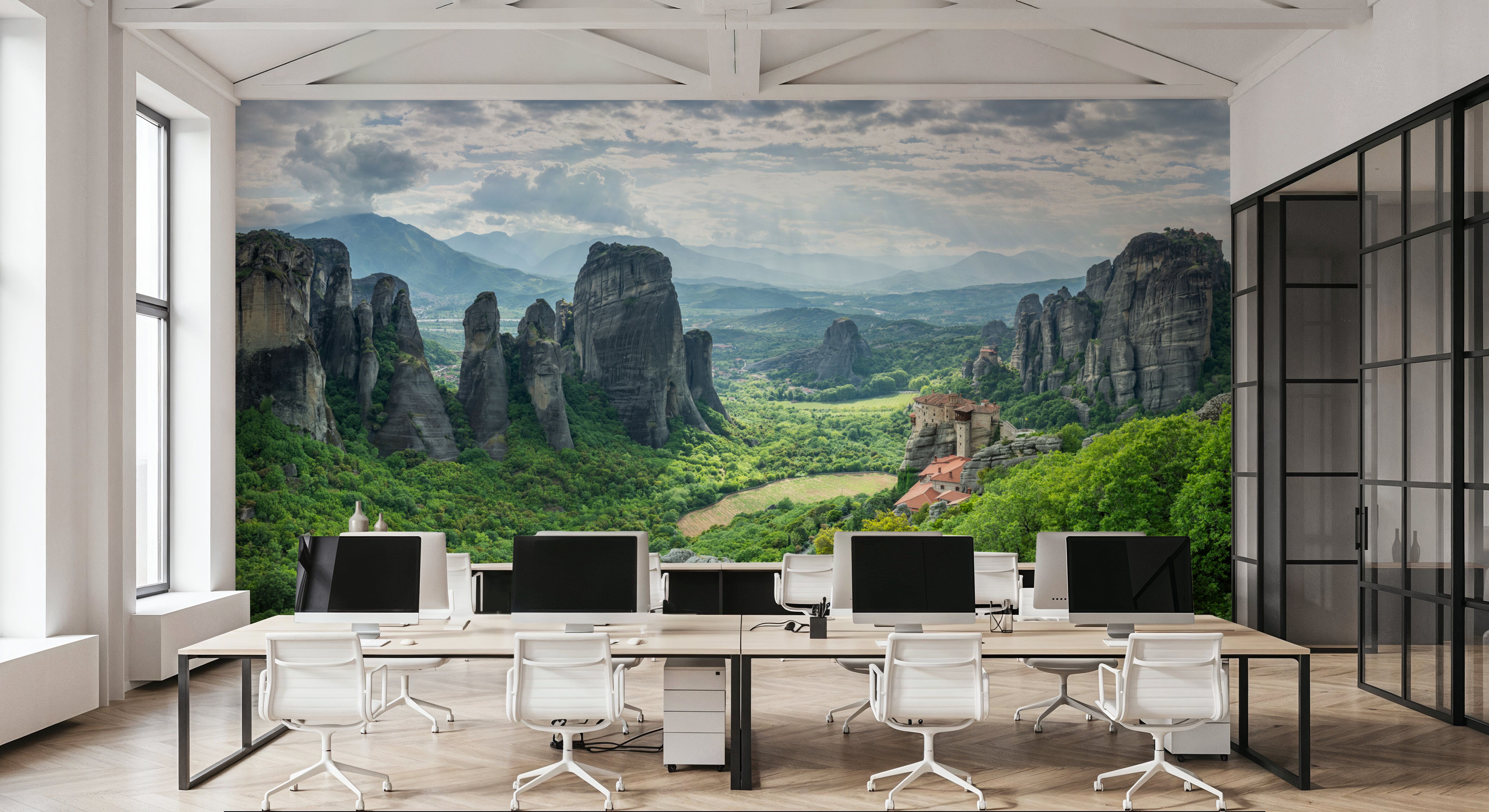 Meteora, Papel pintado