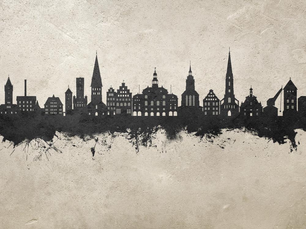 Lüneburg Germany Skyline Concrete