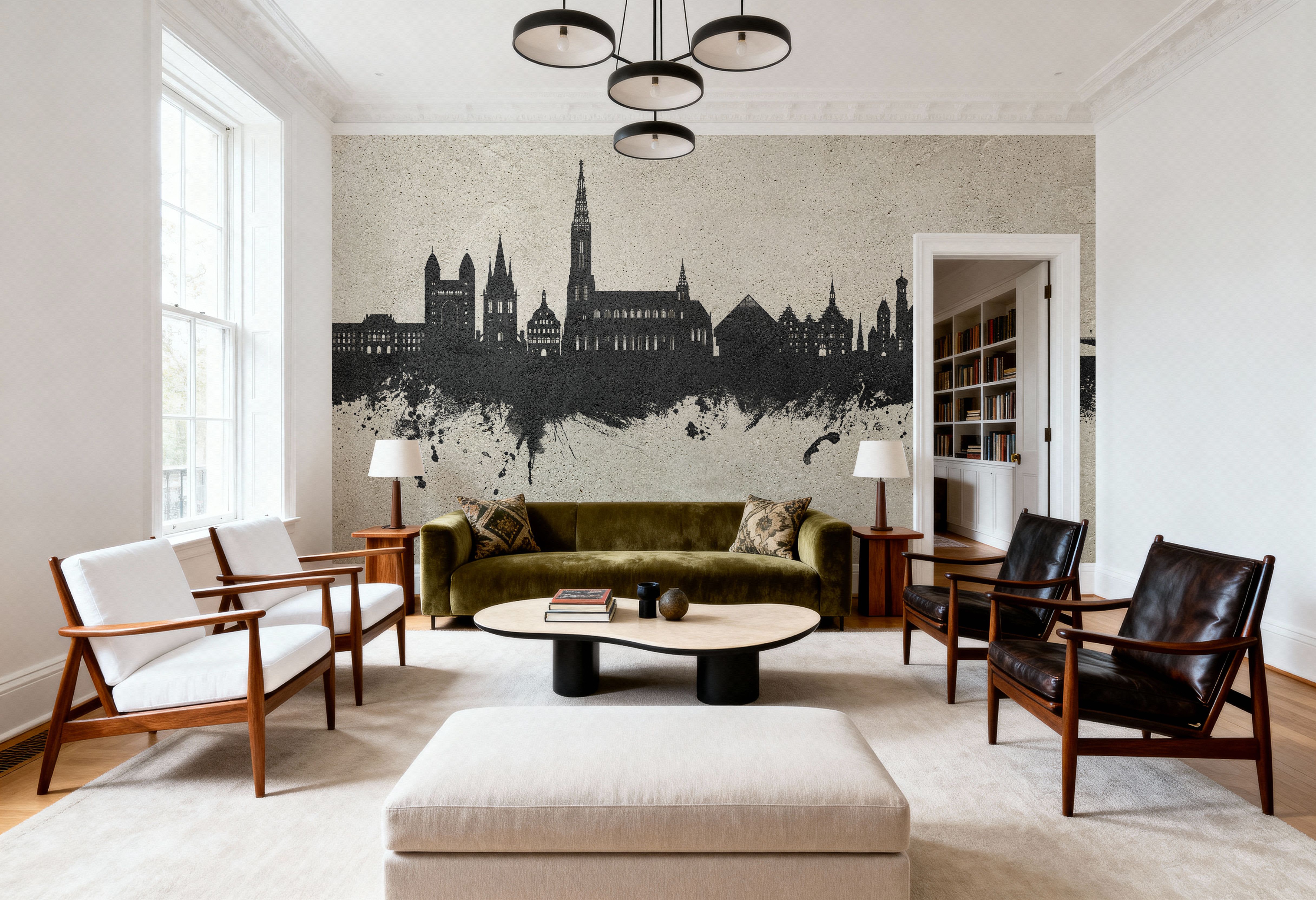 Ulm Germany Skyline Concrete, Wallpaper