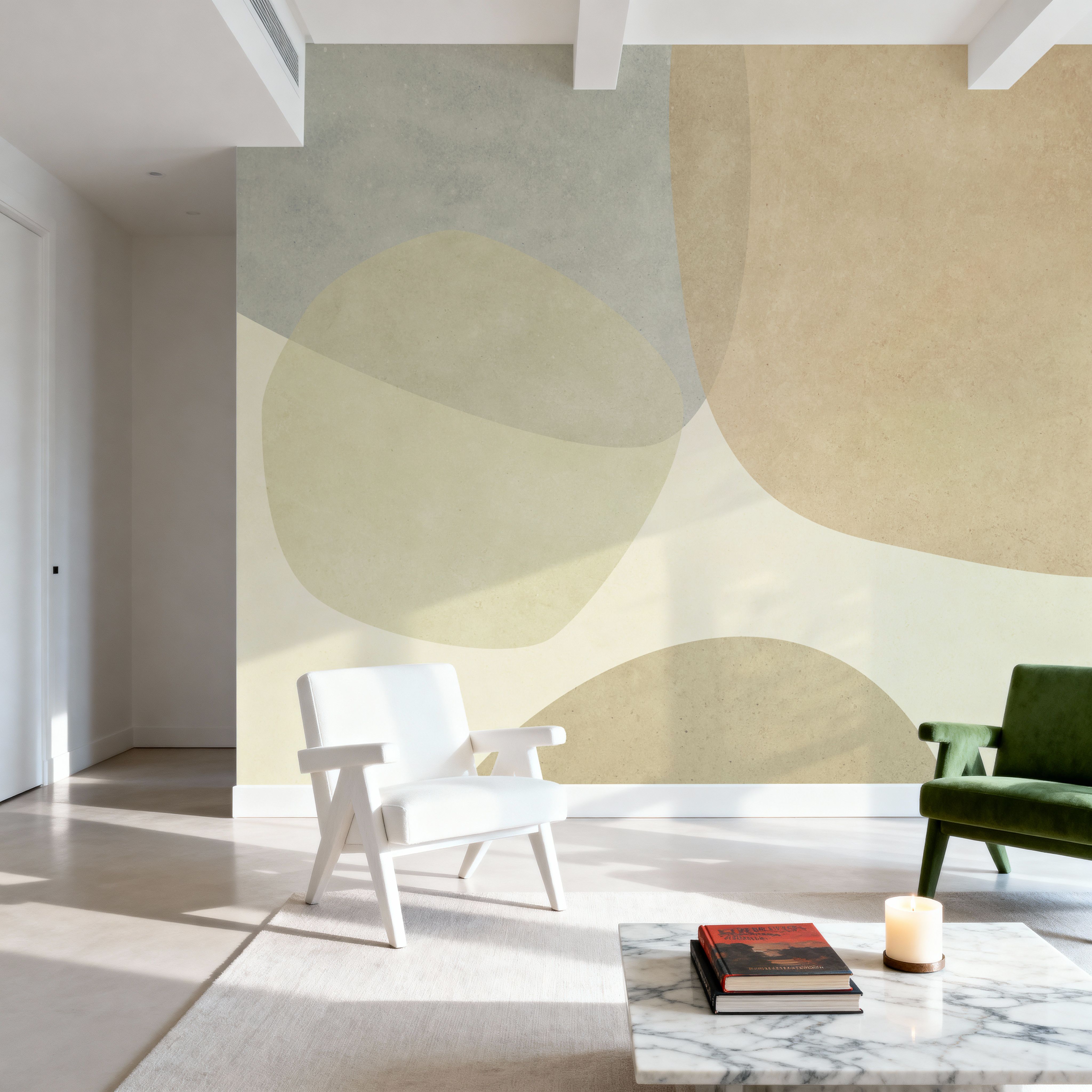 Embracing Shapes, Beige