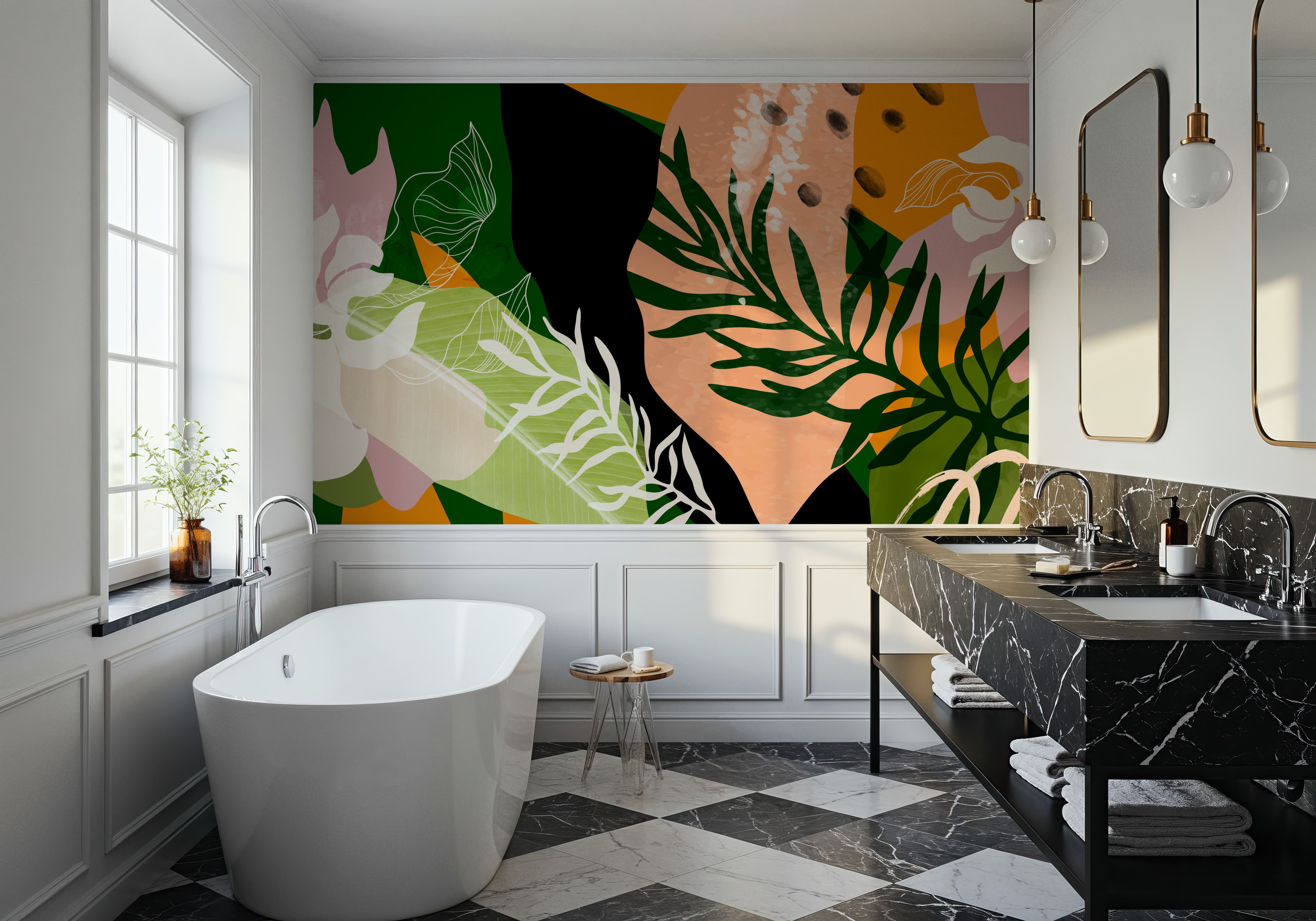 Graphic Leaves & Bold Colors