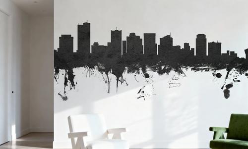 Phoenix Skyline Black & White