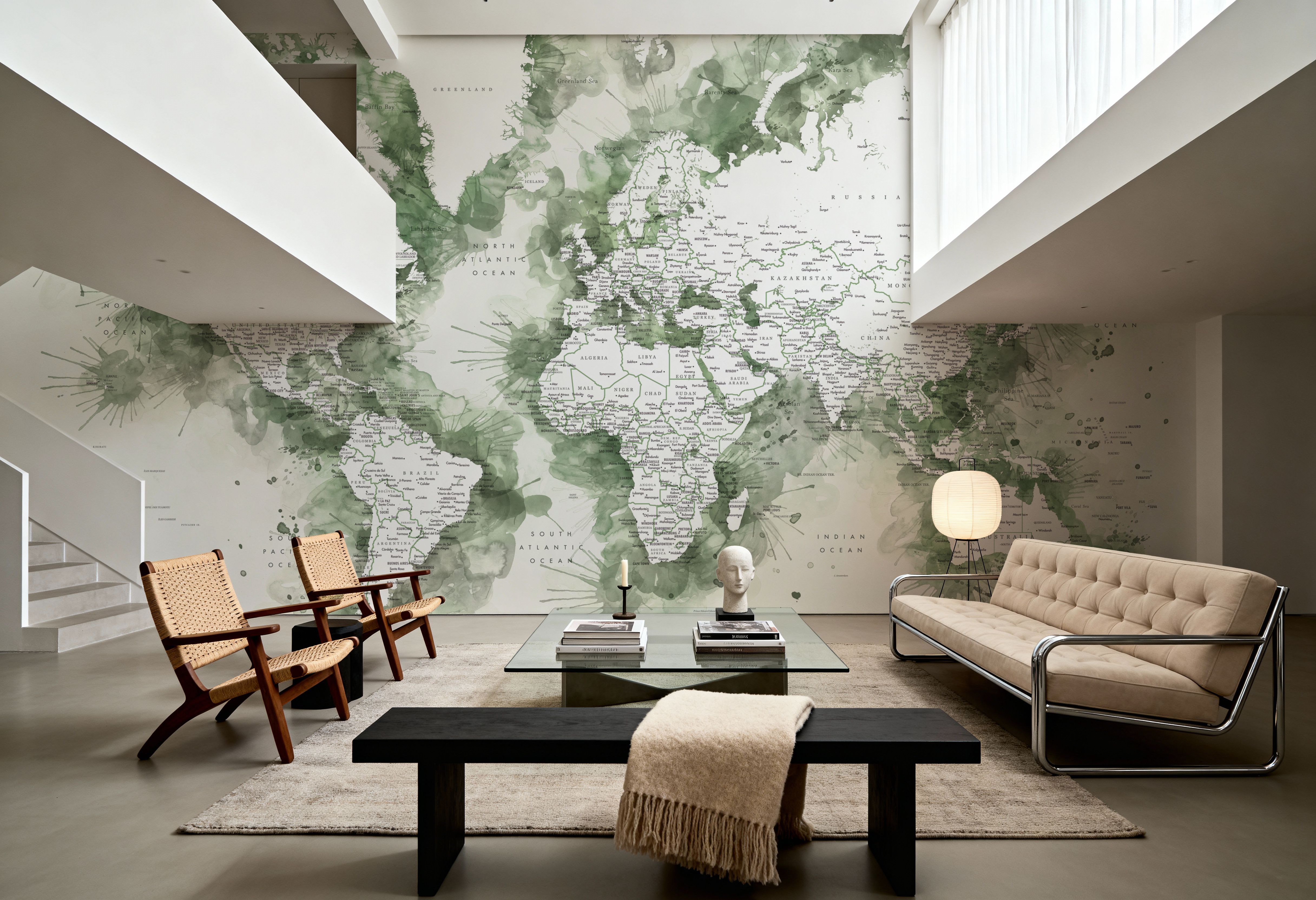 World Map Cities - Shawna