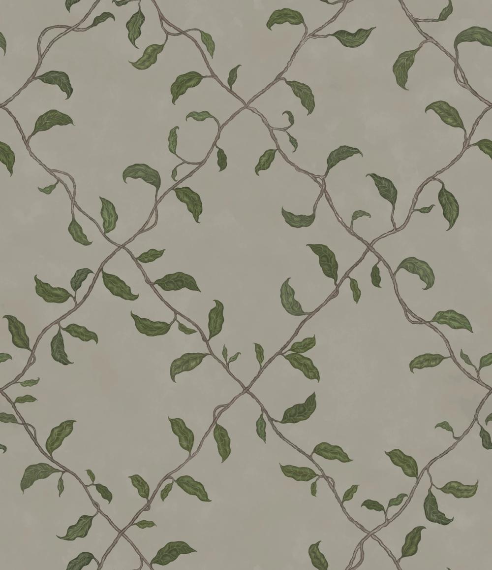 Emerald Trellis, Greige