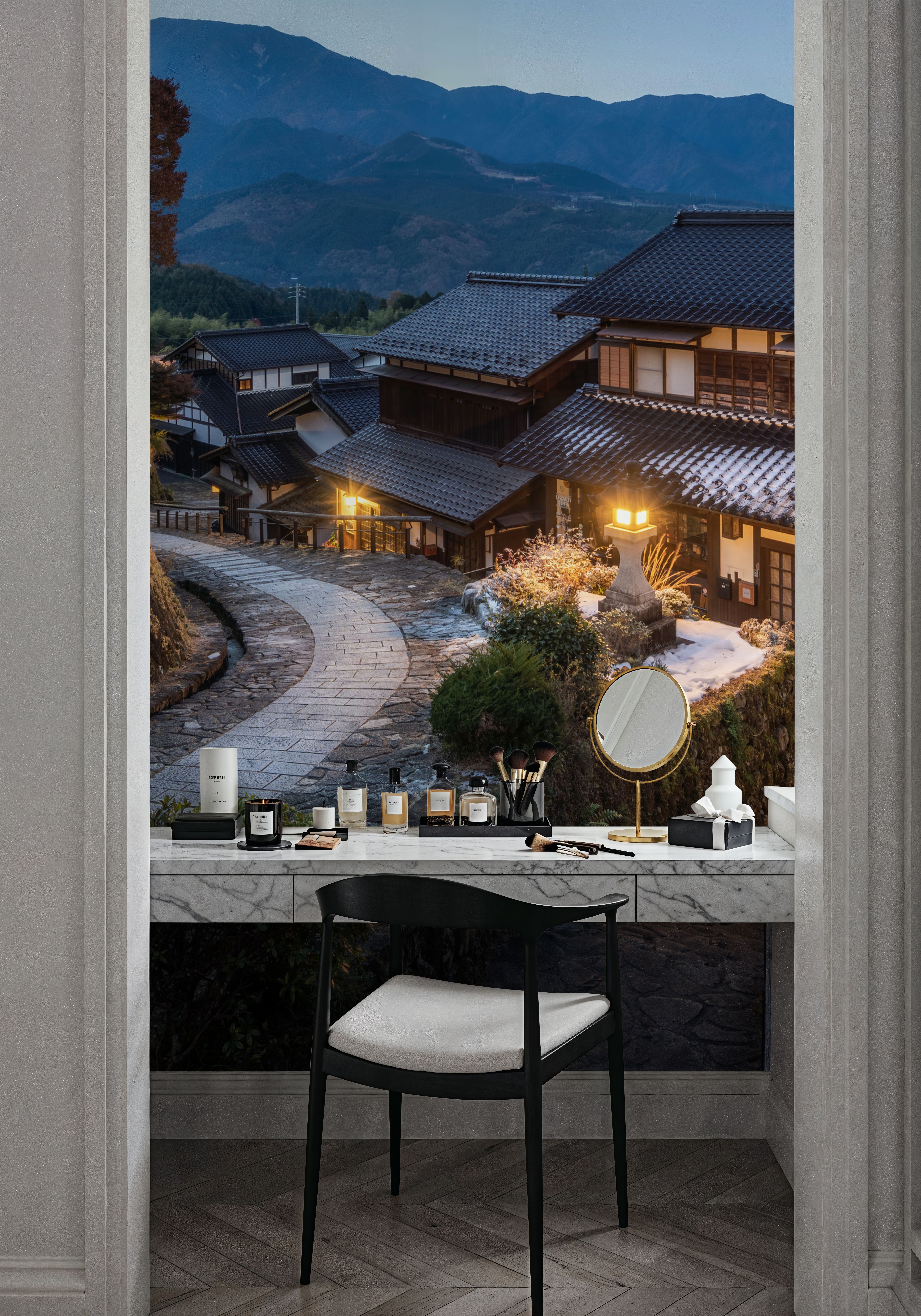 Magome town at Night