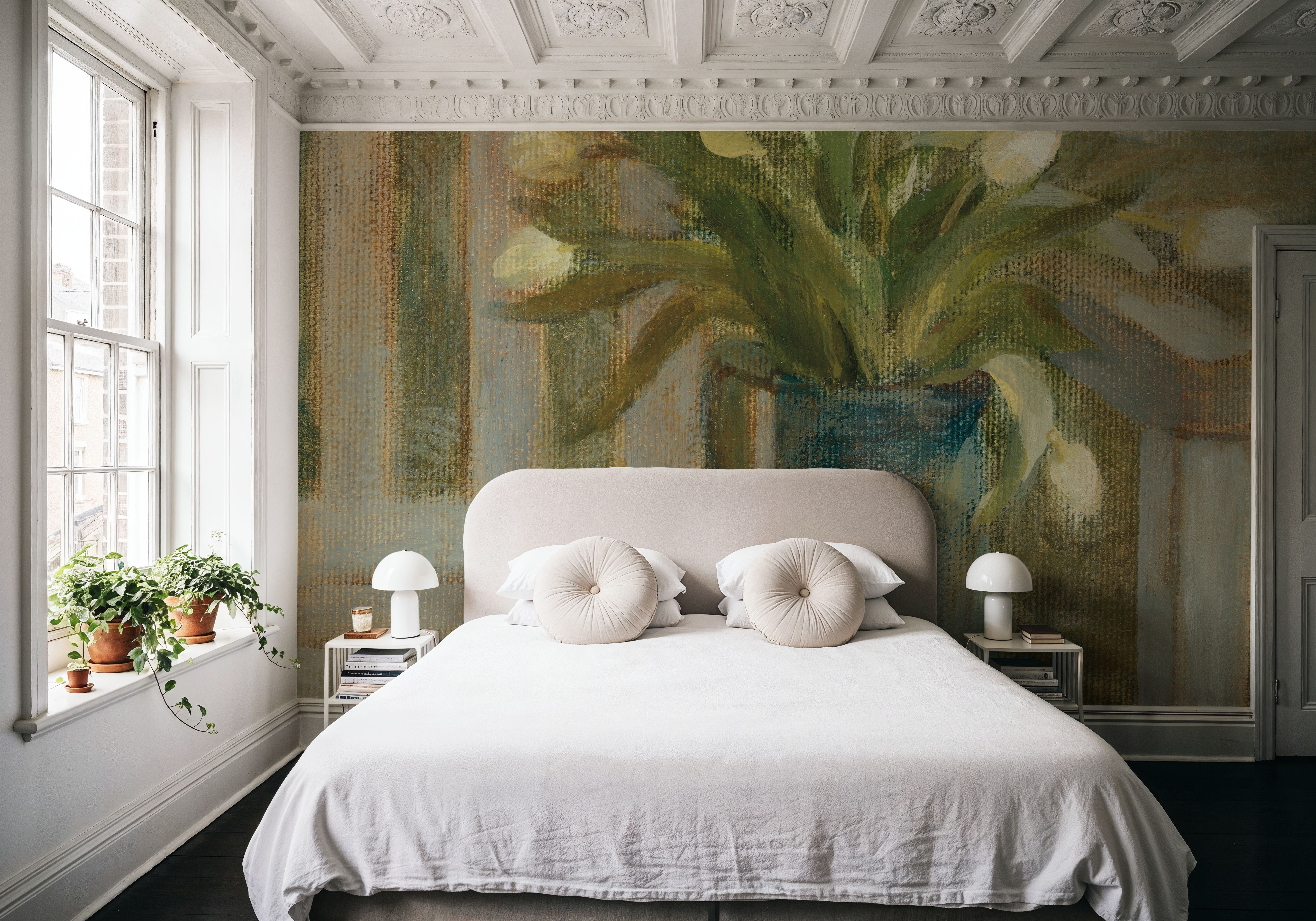 Tulip Bouquet on Bench