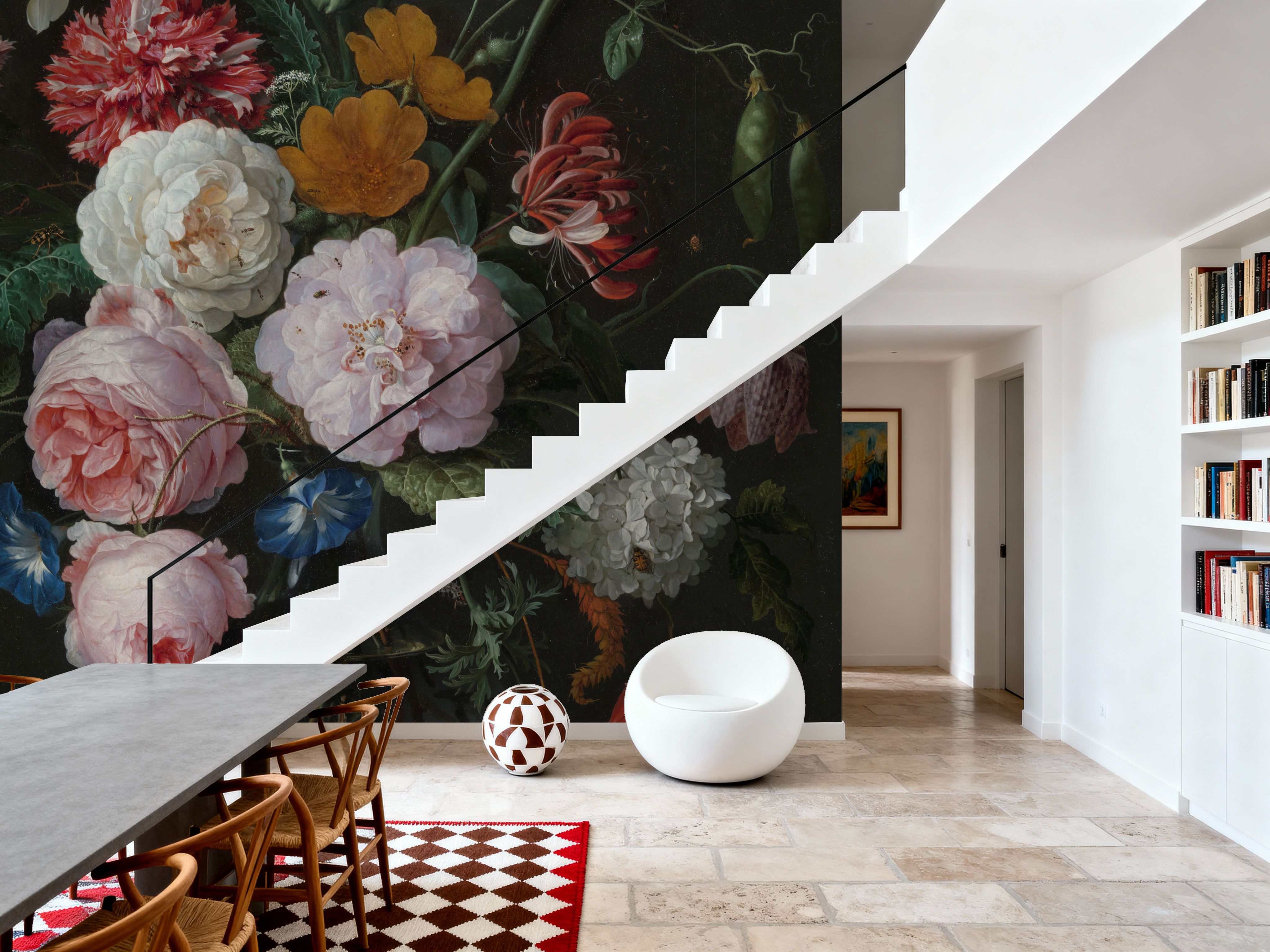 Still Life with Flowers in a Glass Vase