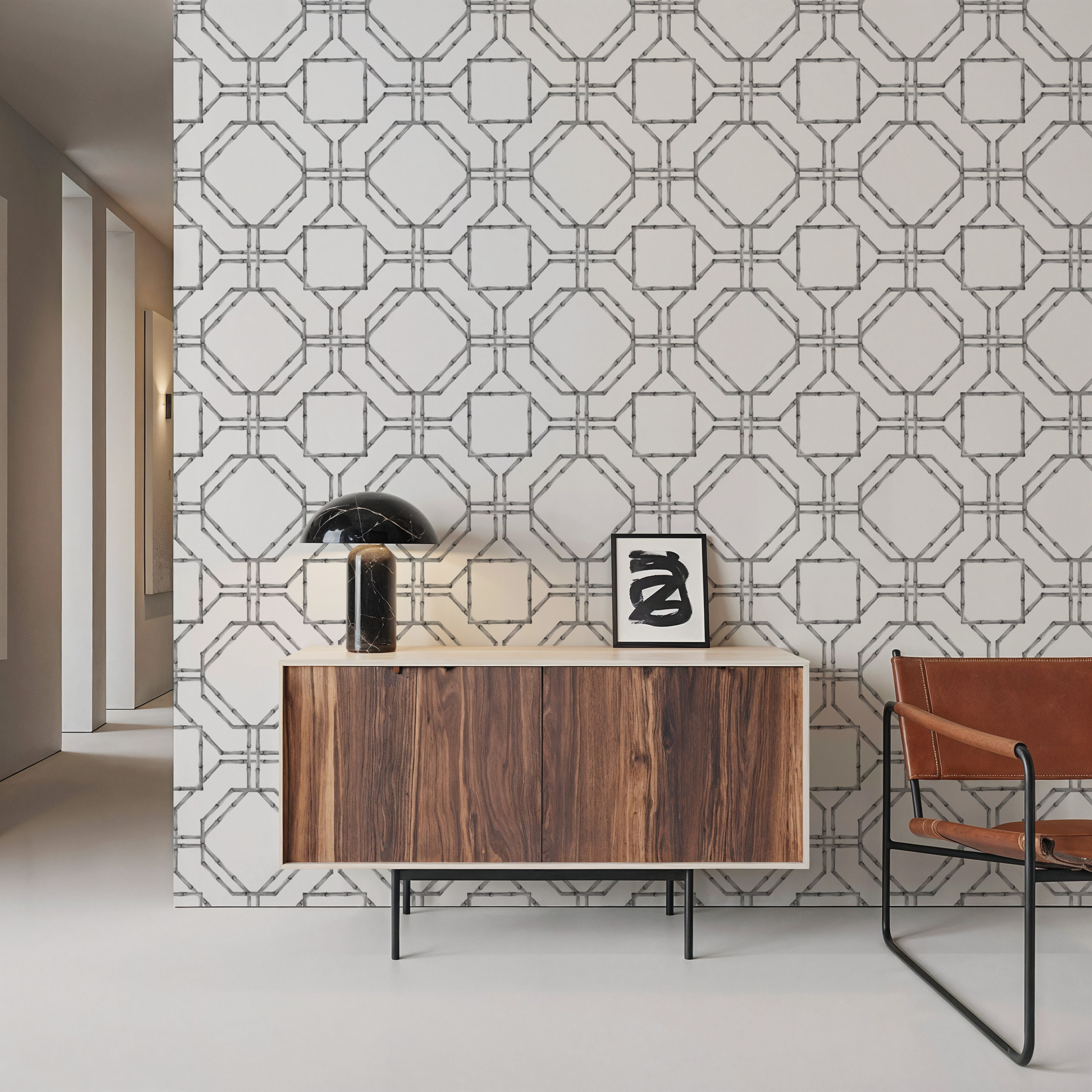 Bamboo Lattice, Gray