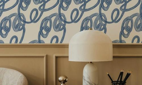Swirls Blue