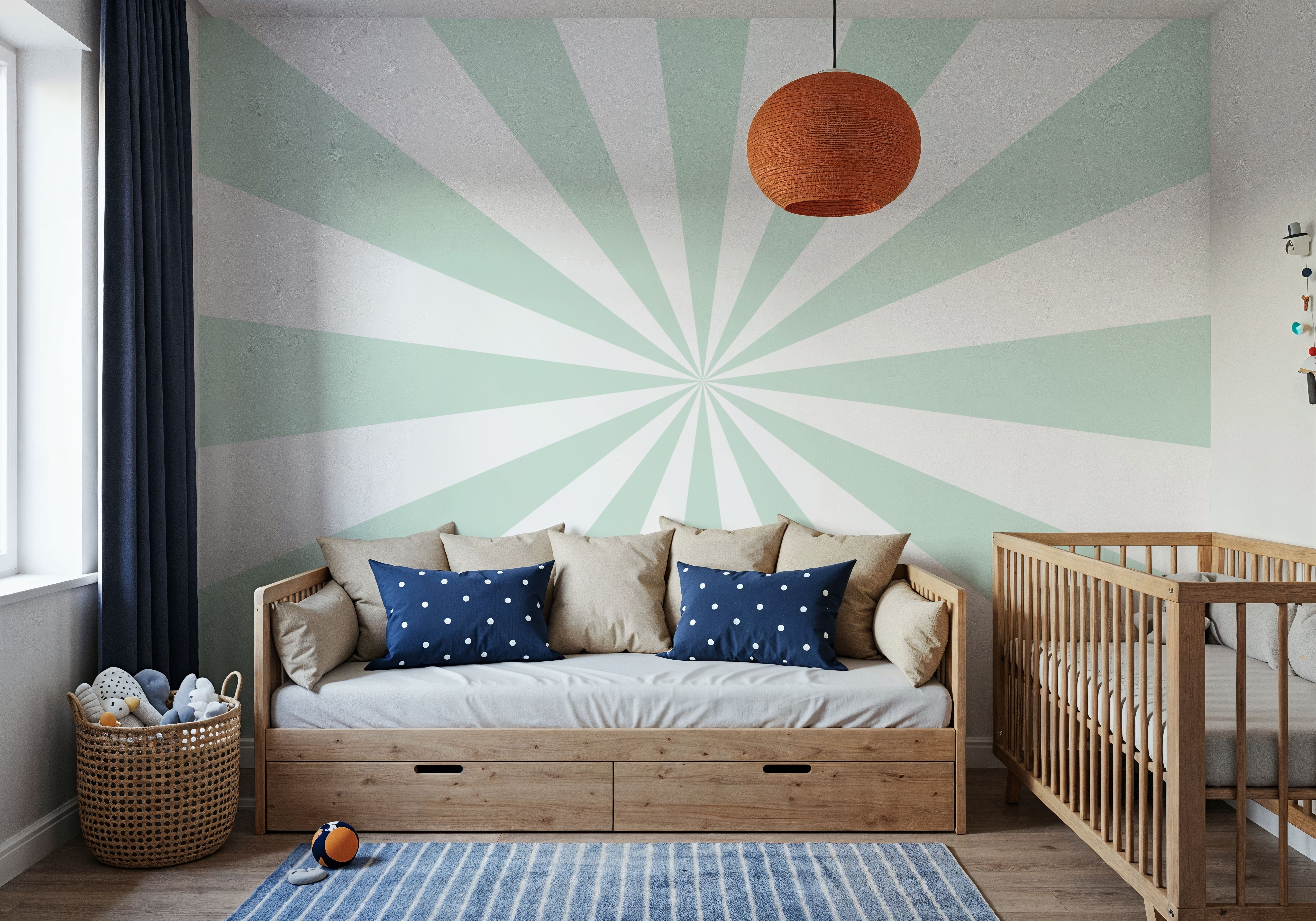 Circus Ceiling, Mint Green