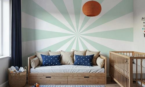 Circus Ceiling, Mint Green