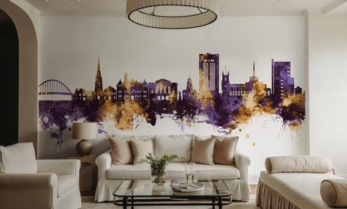 Blackburn England Skyline Purple & Gold