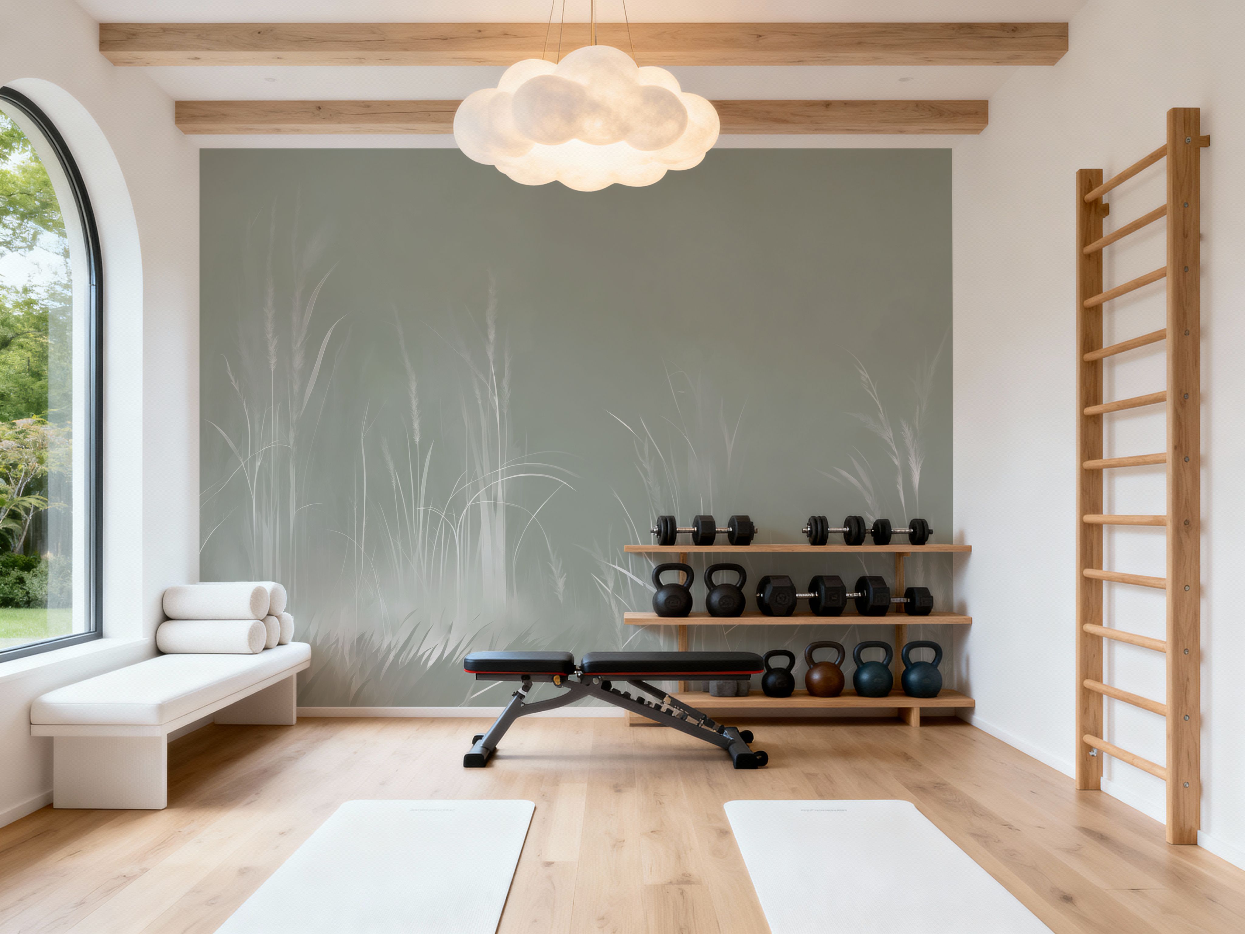 Nature's Mood Green, Carte da parati