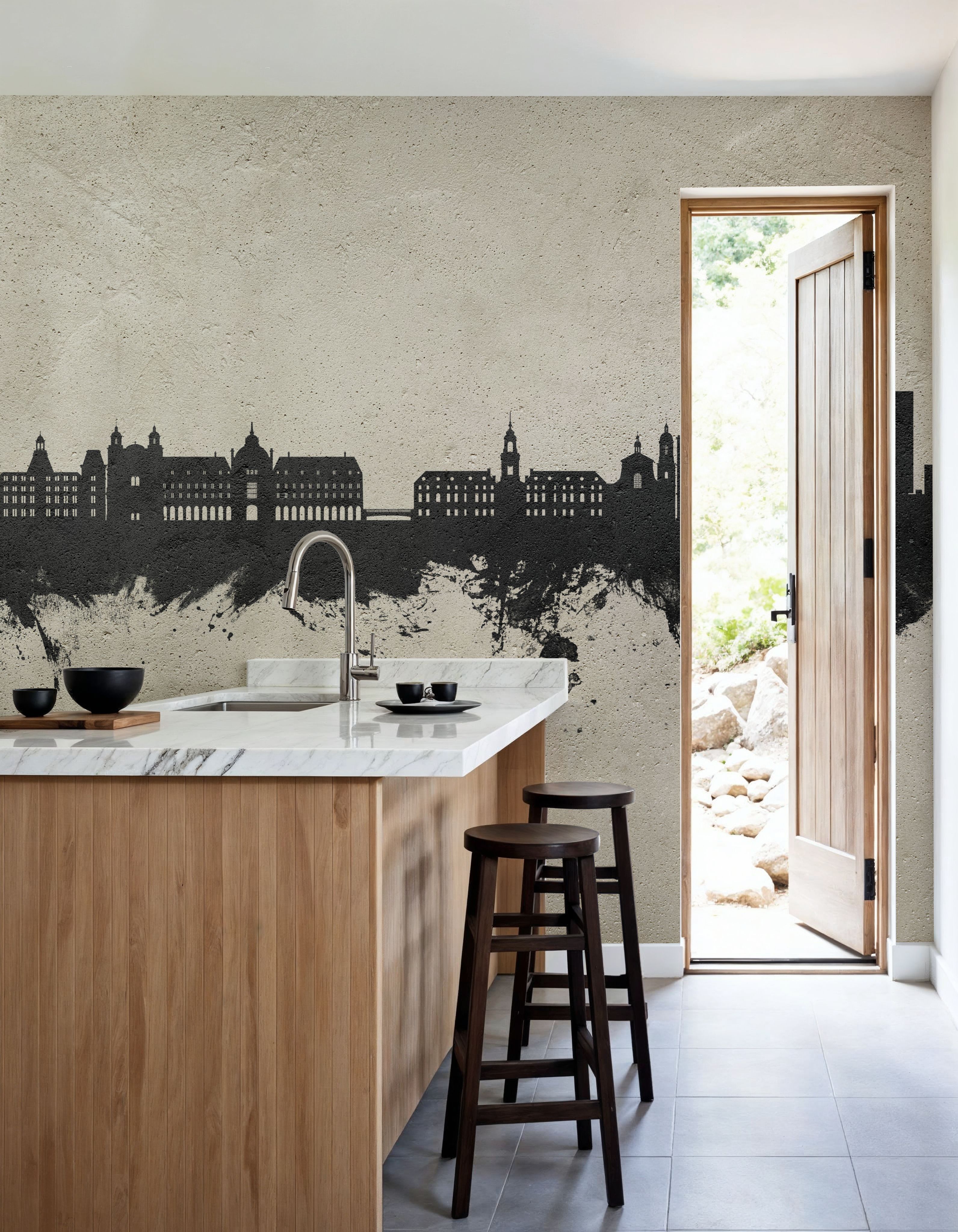 Rennes France Skyline Concrete