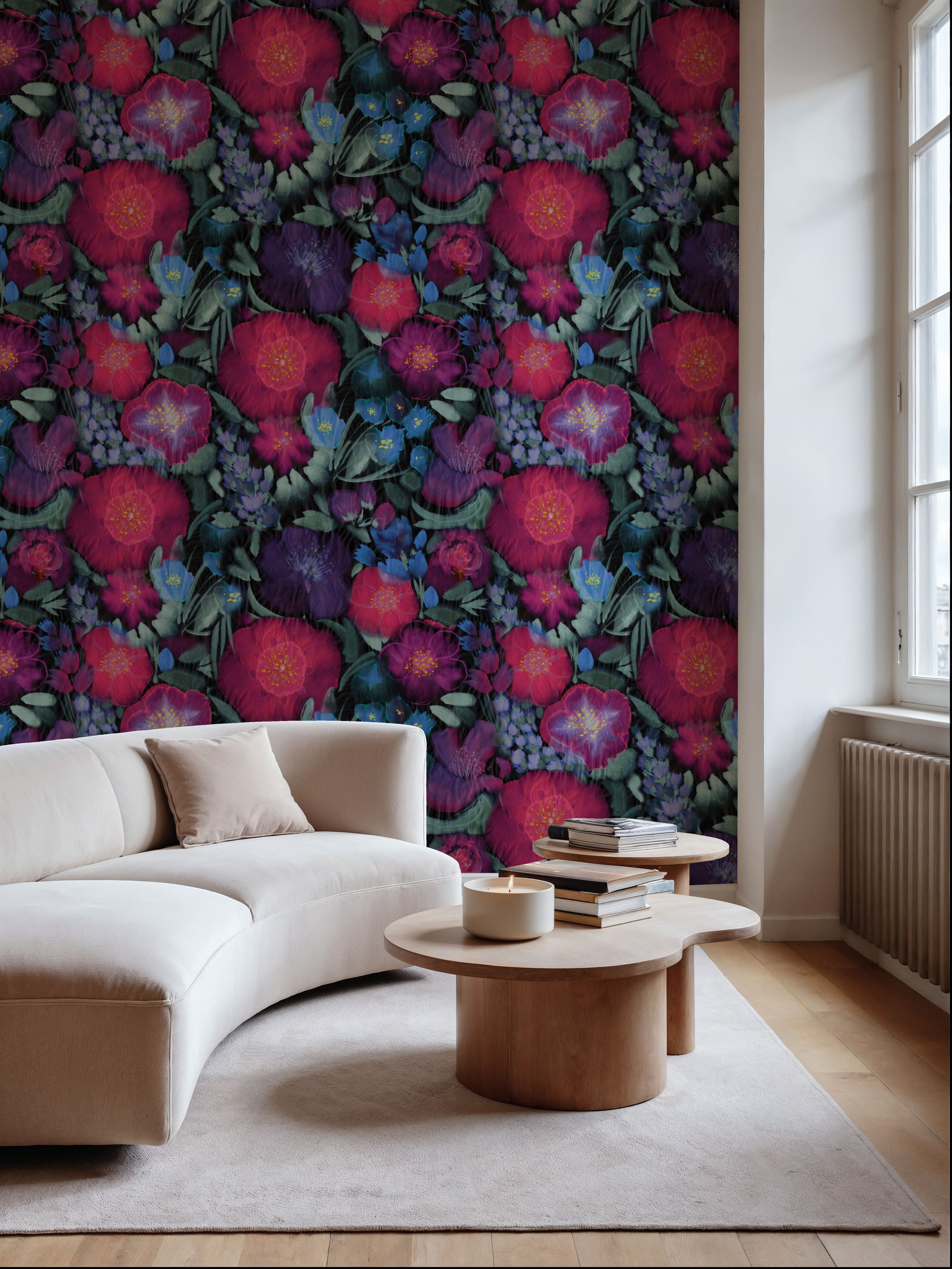 Flowershow Poppies, Cerise