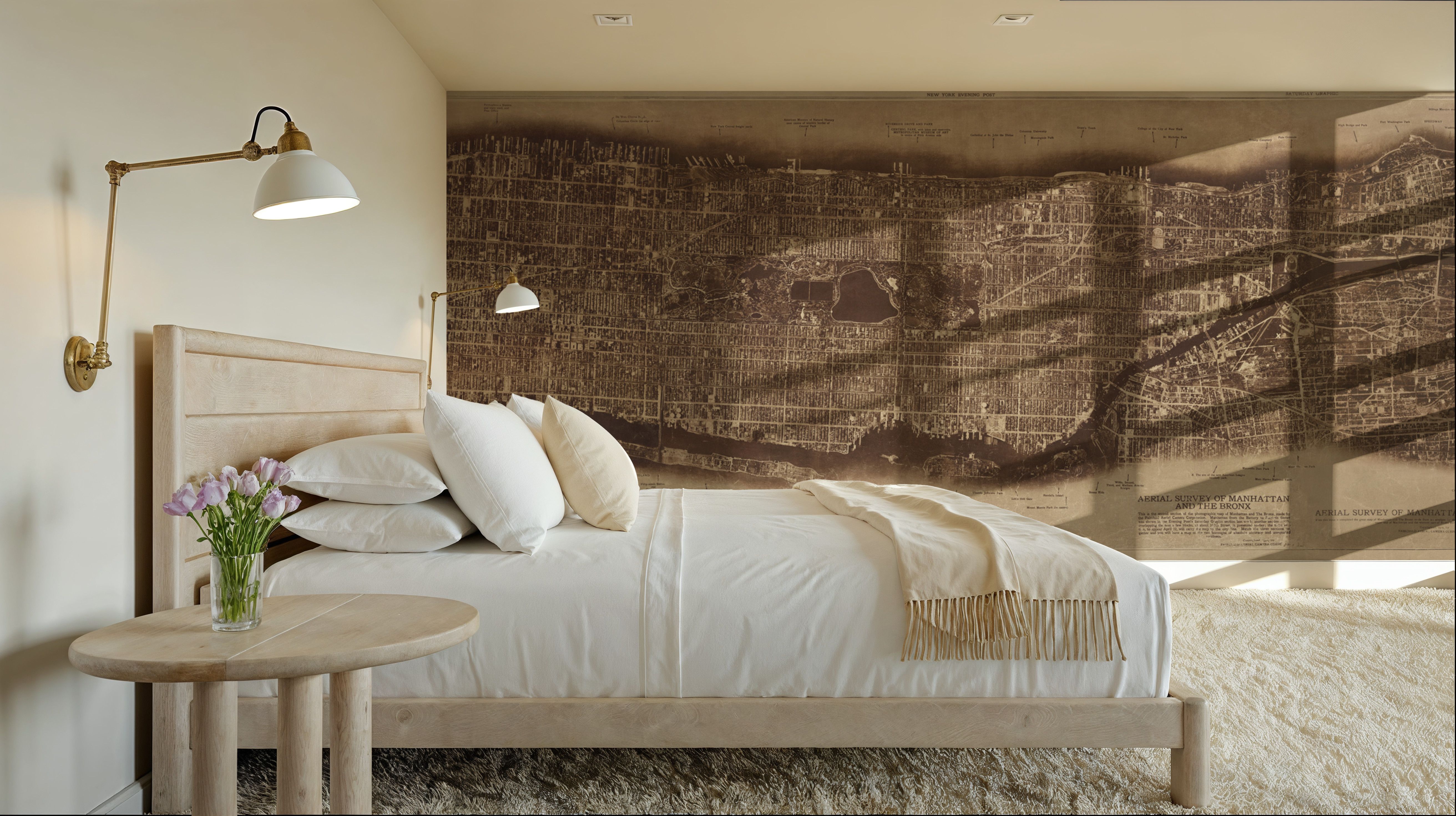 Manhattan from Above 1922 Vintage