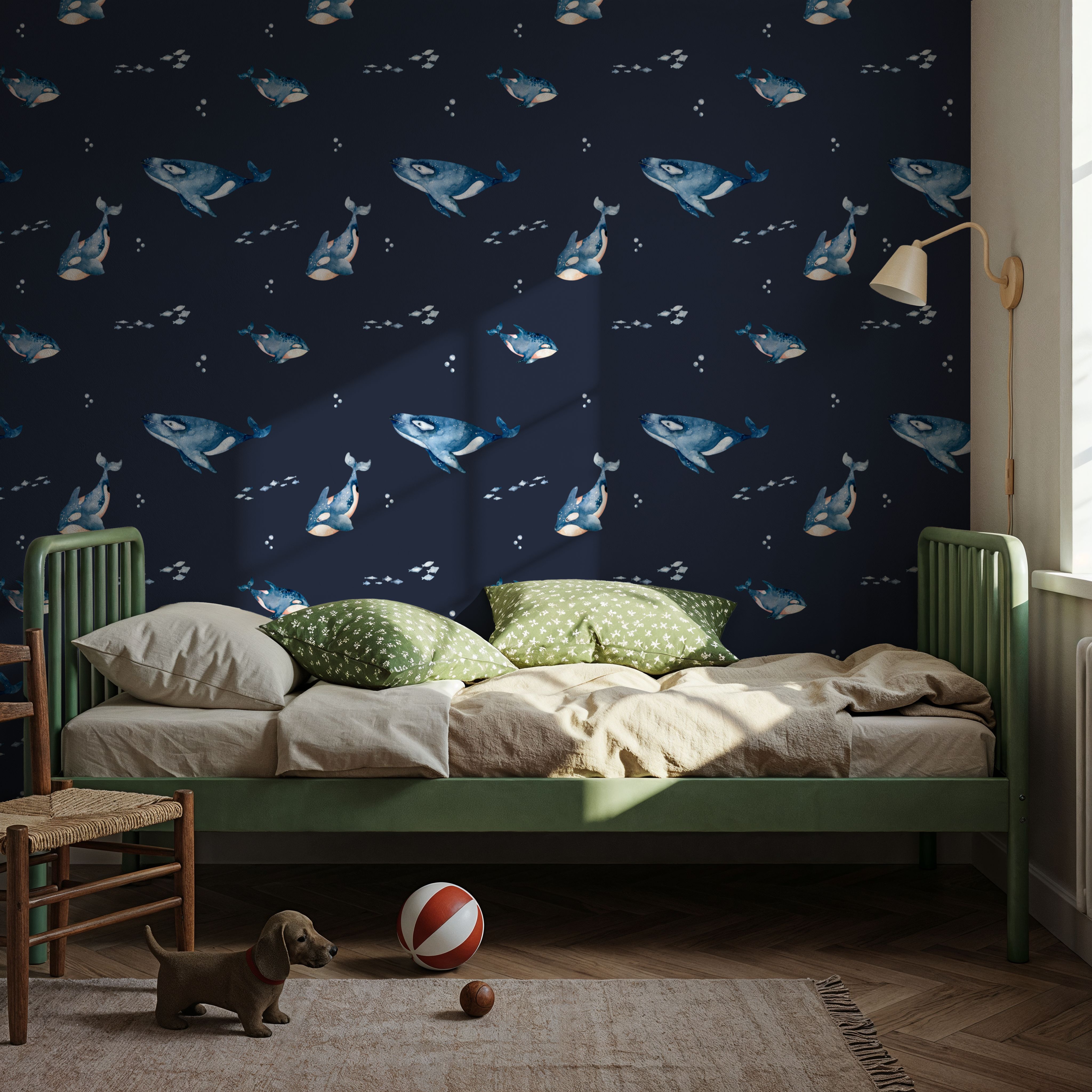 Mama And Baby Whales