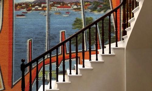 Greetings from Bar Harbor - Screenprint Postcard