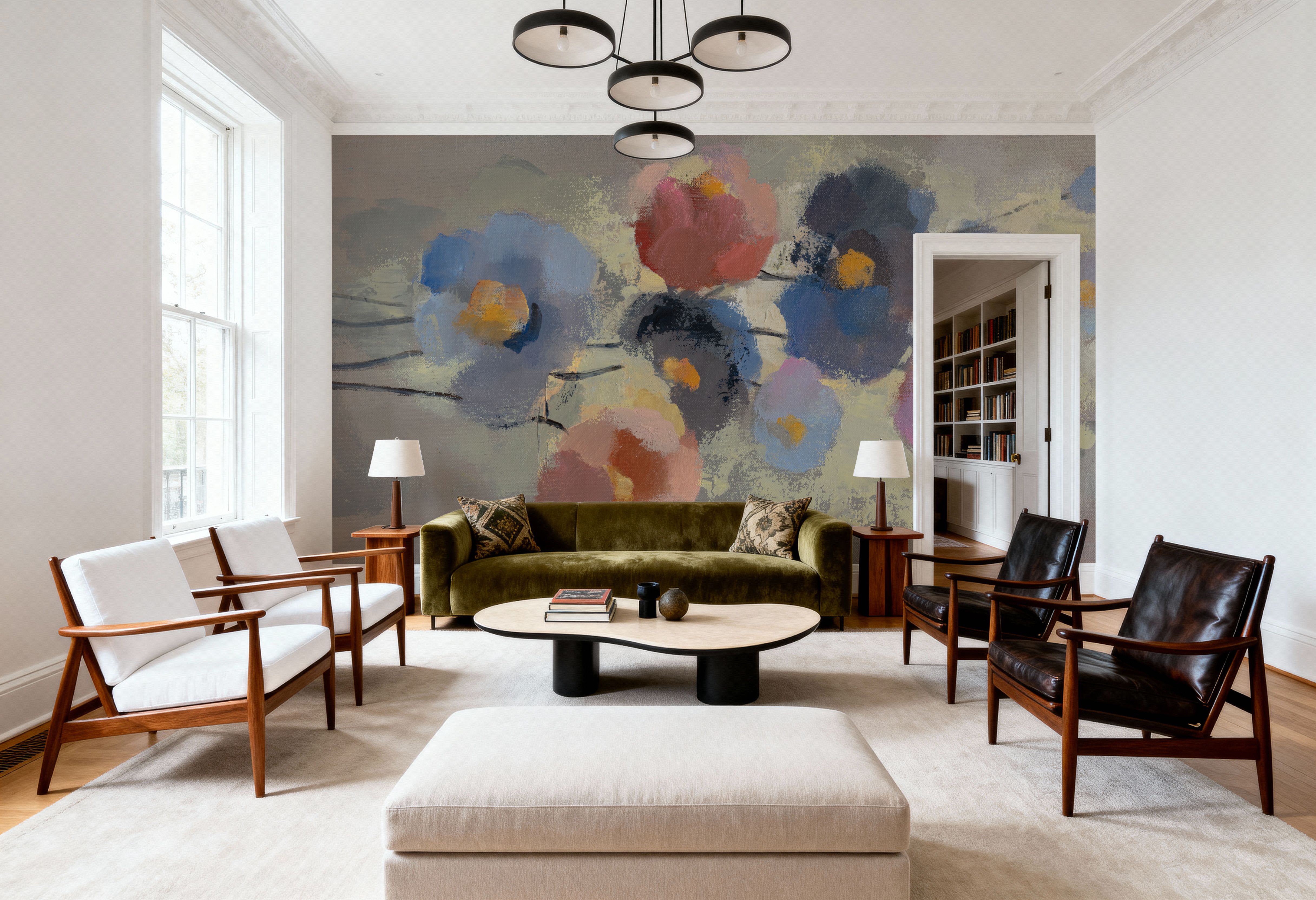 Delicate Floral I, Wallpaper