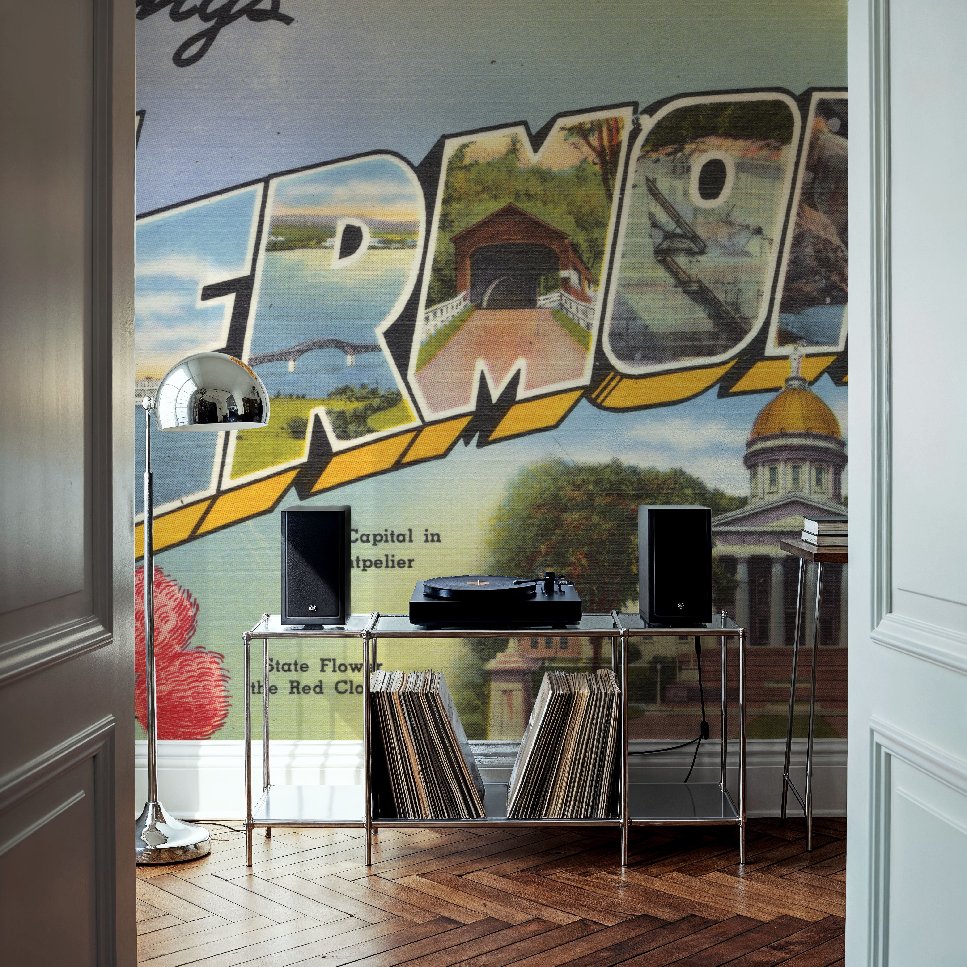 Greetings from Vermont State - Screenprint Postcard