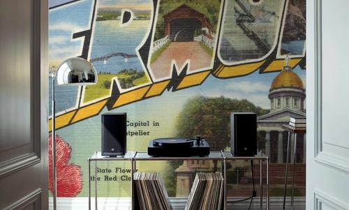 Greetings from Vermont State - Screenprint Postcard