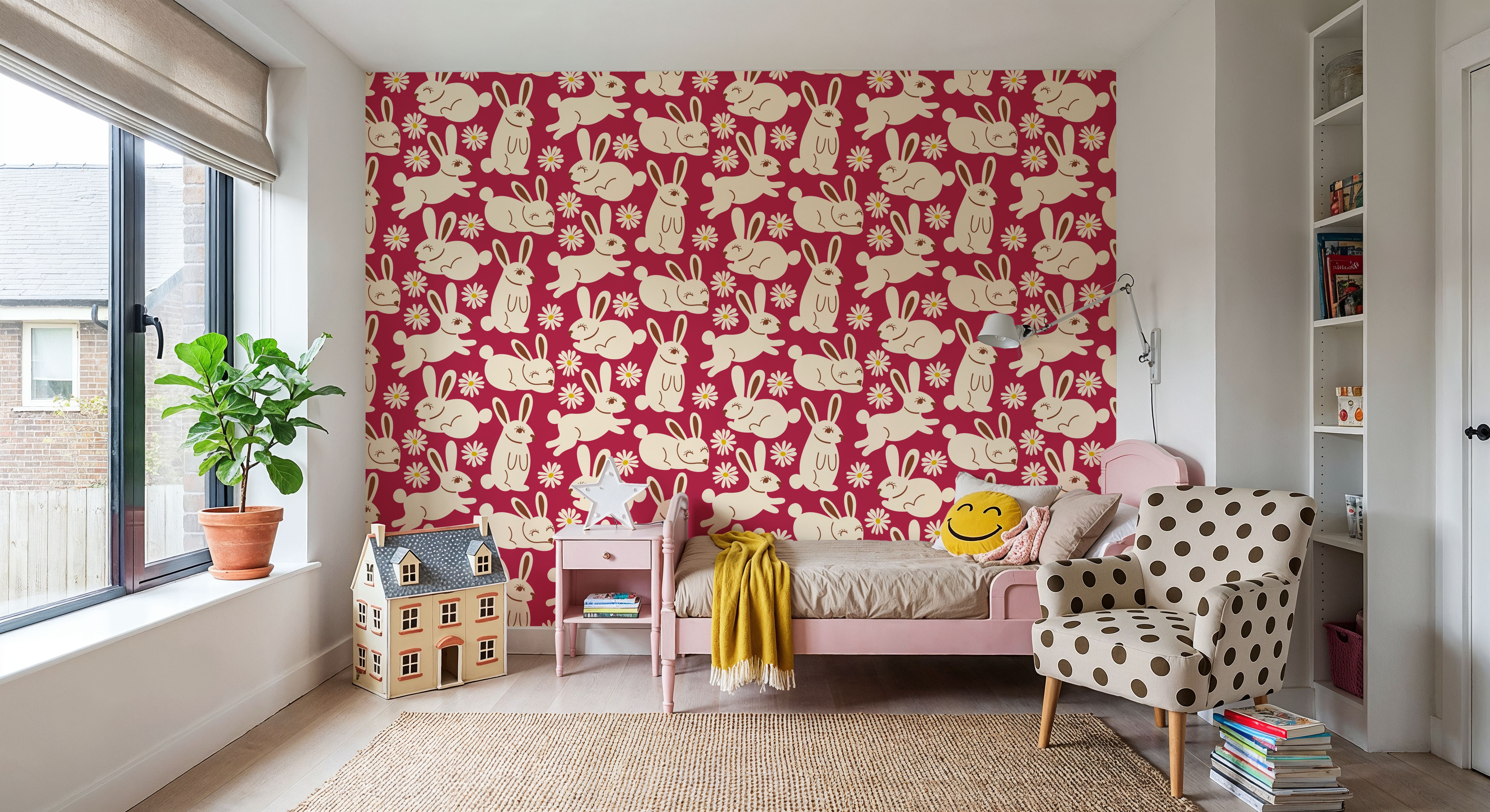 Blissful Bunnies, Fuschia