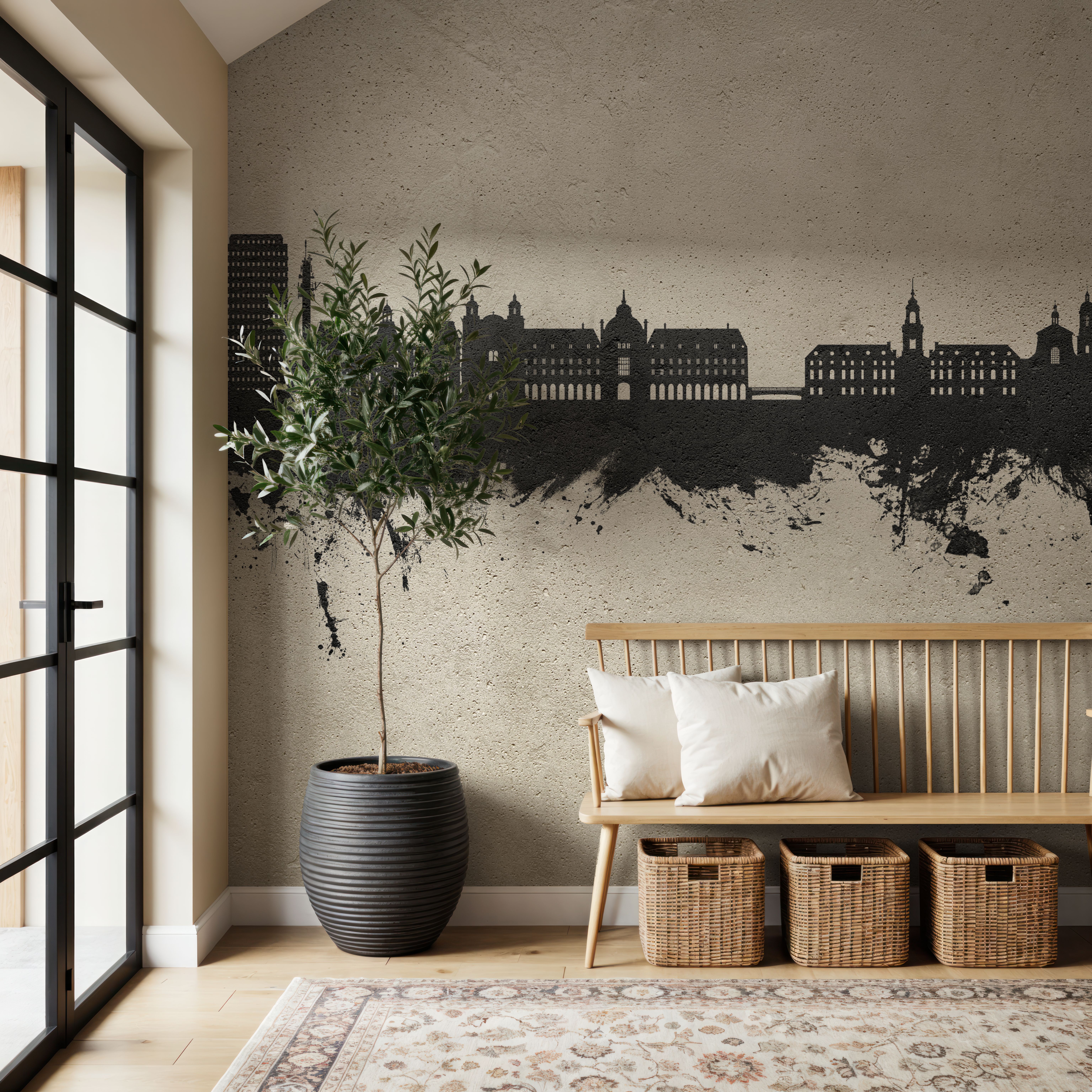 Rennes France Skyline Concrete