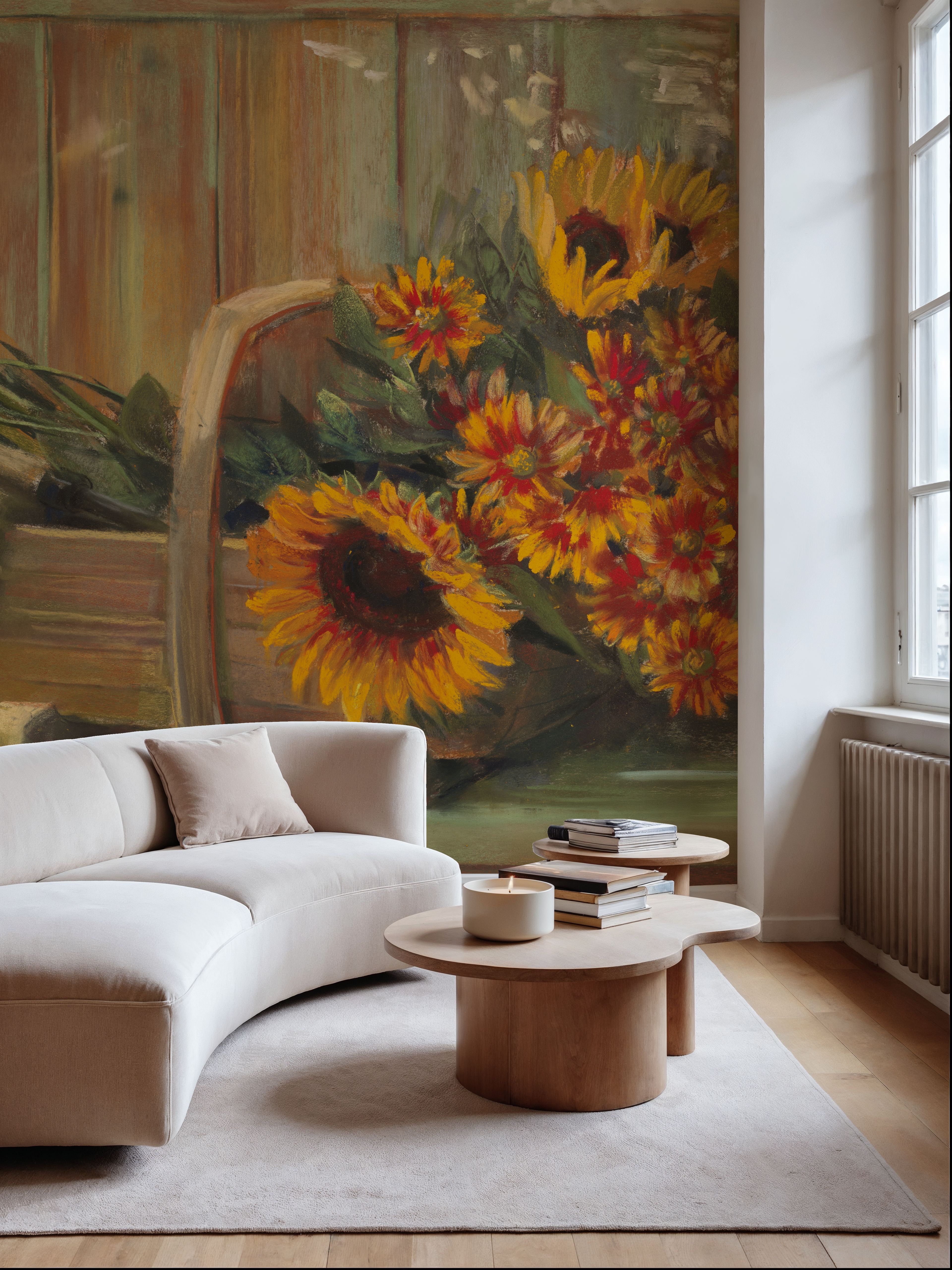 Sunflowers and Mums
