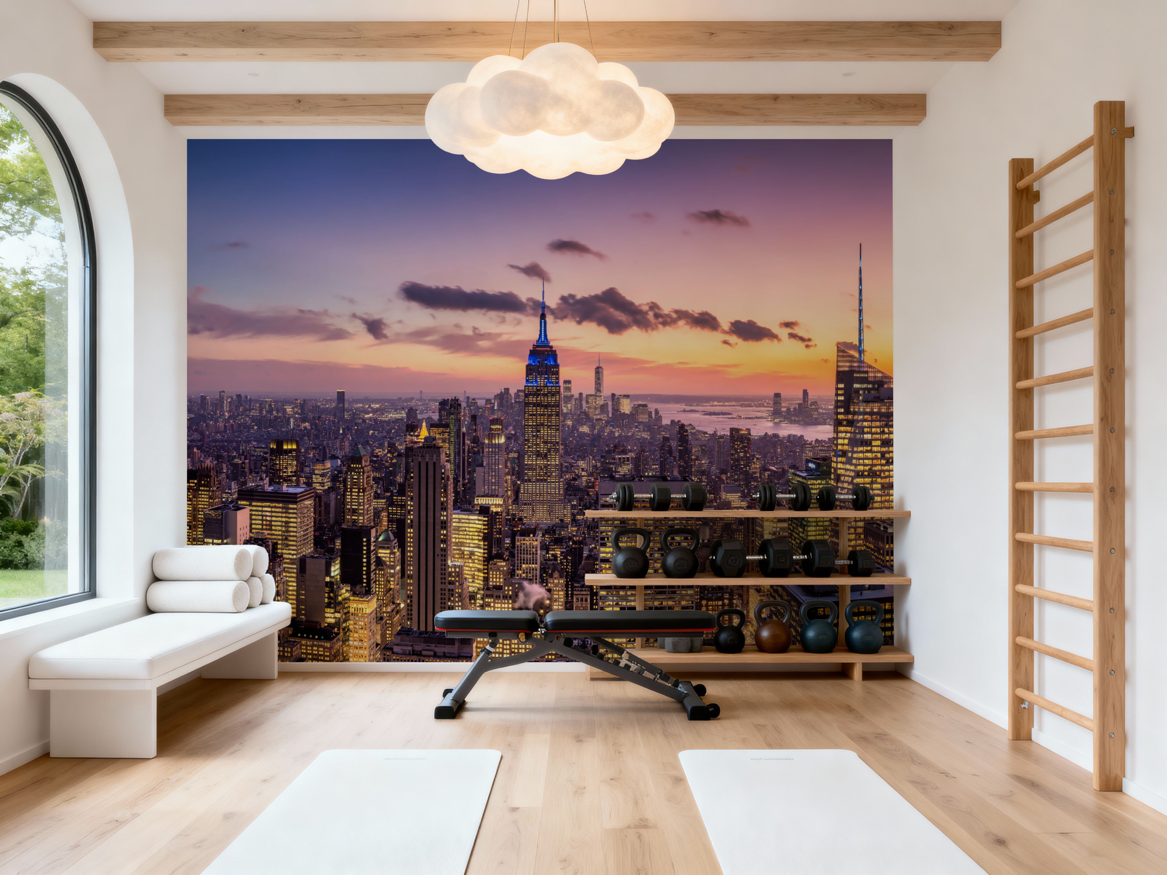 Manhattan Skyline Sunset