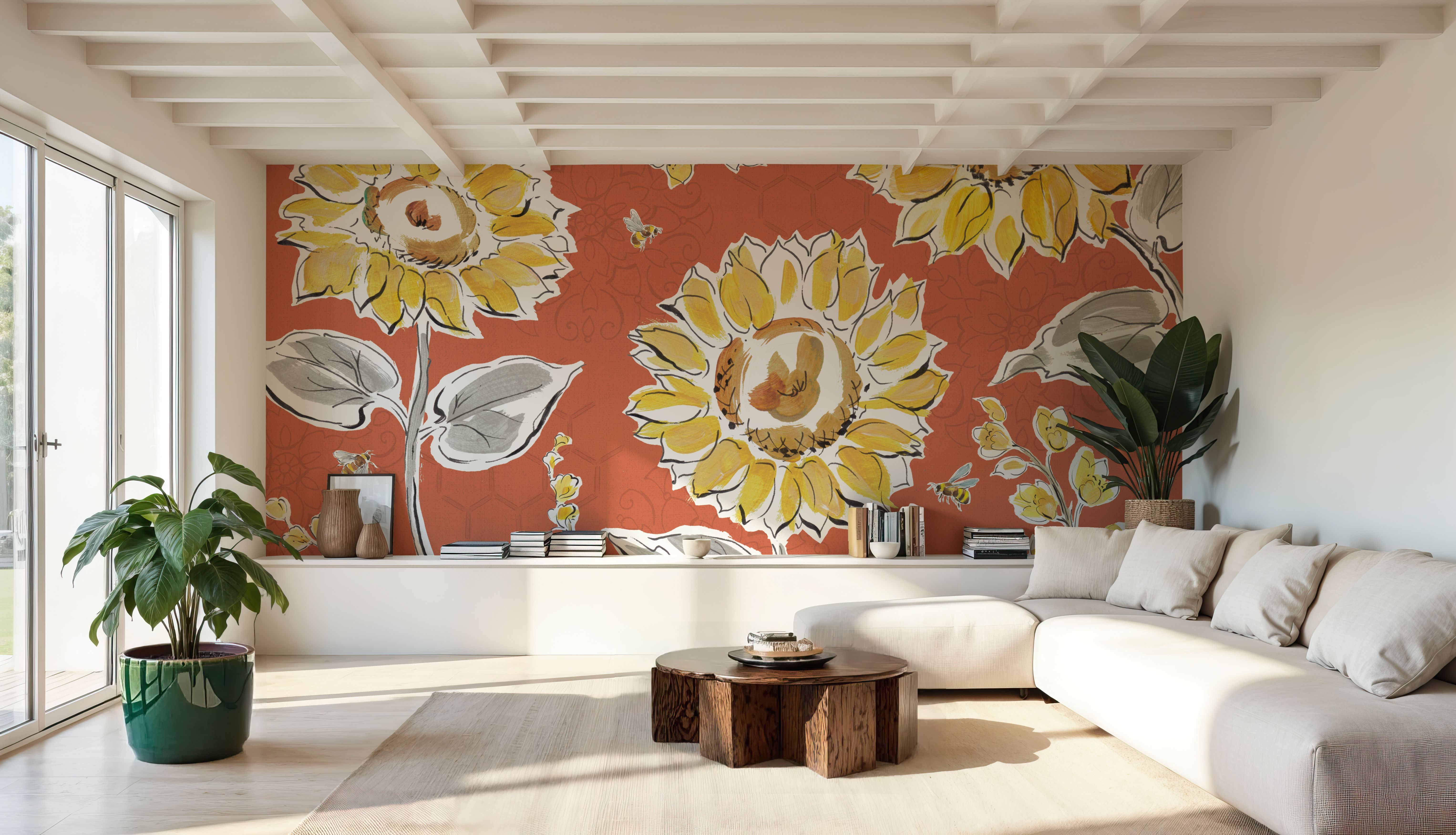 Bee Happy II, Tapeten