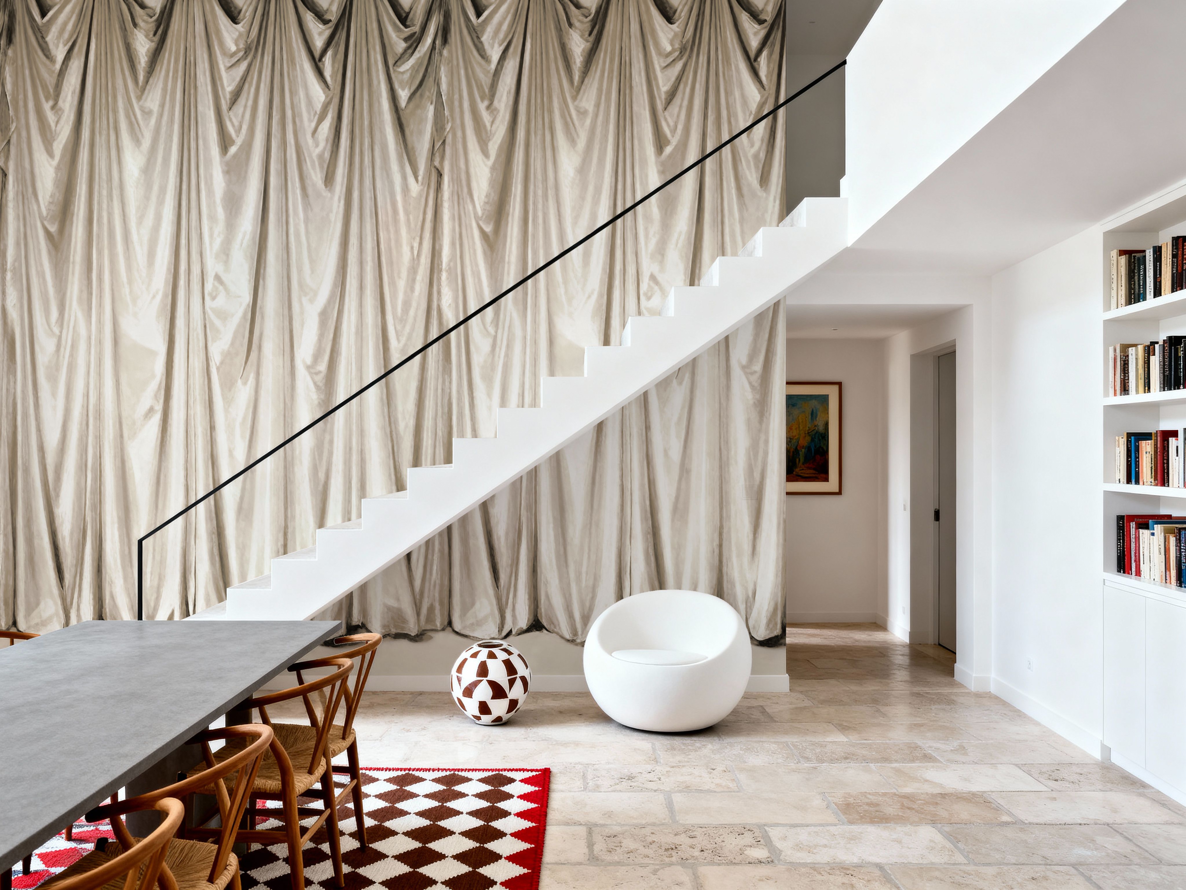 Medici Drapes, Cream