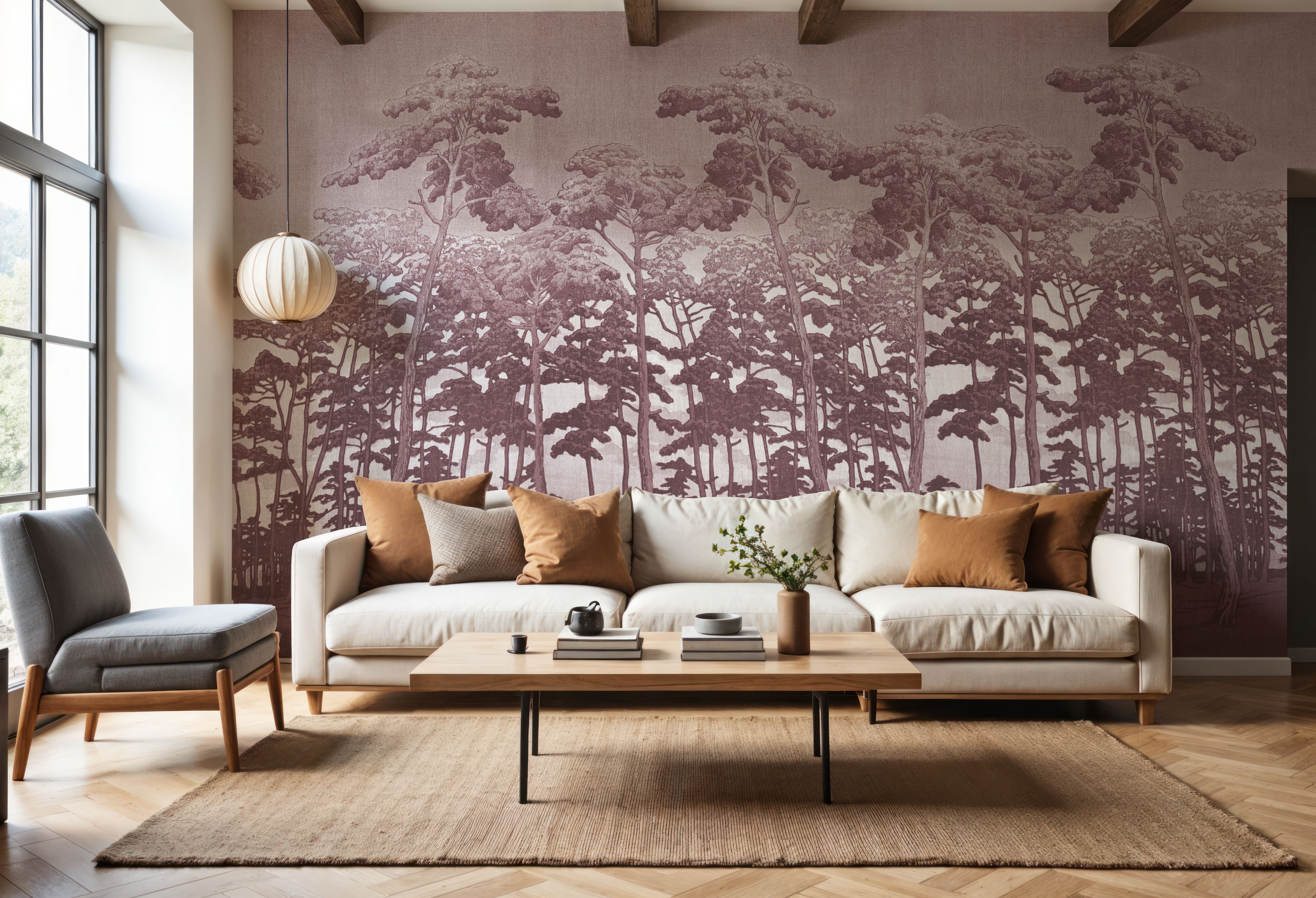 Tranquil Pinescape, Dusty Wine