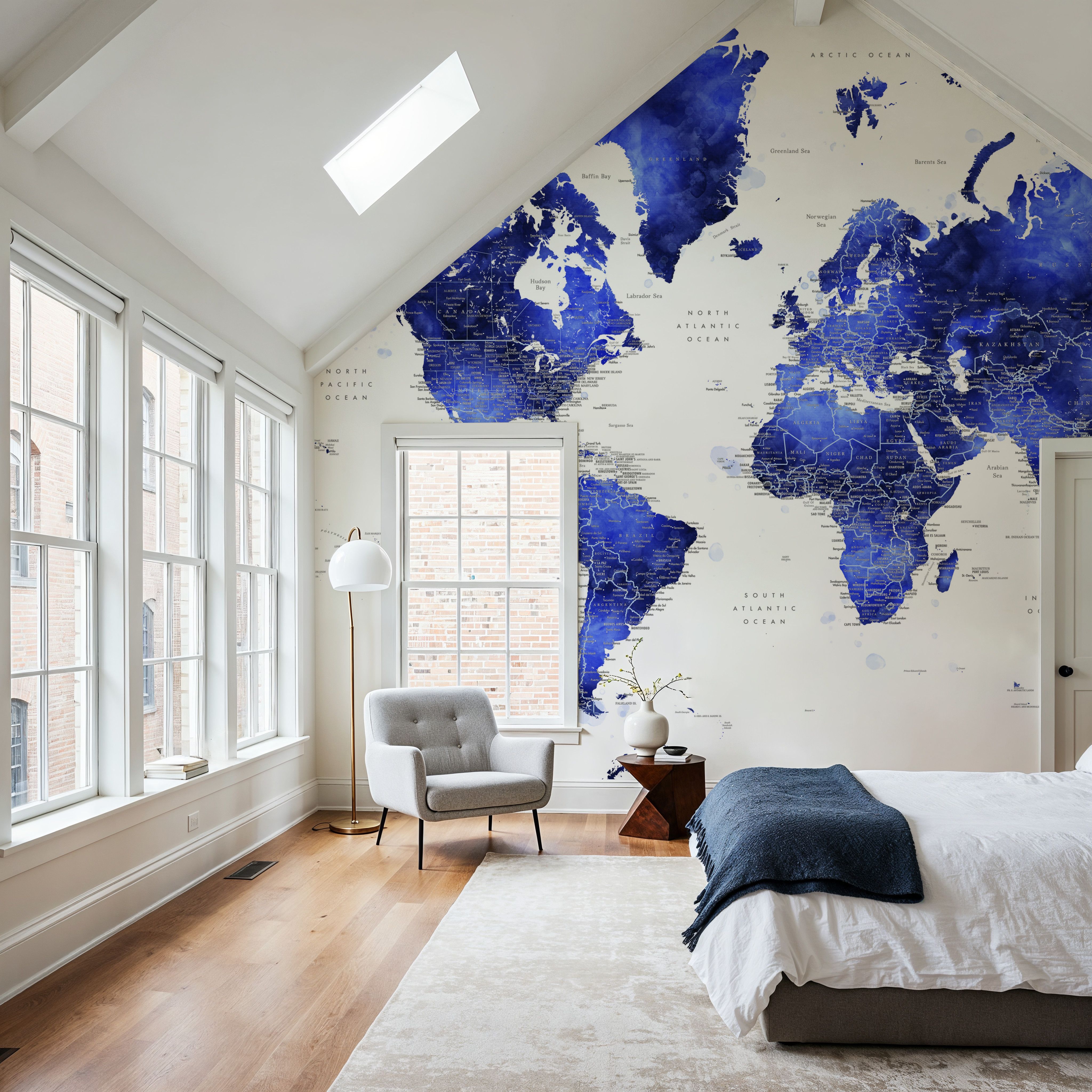 World Map Cities - Crisalida