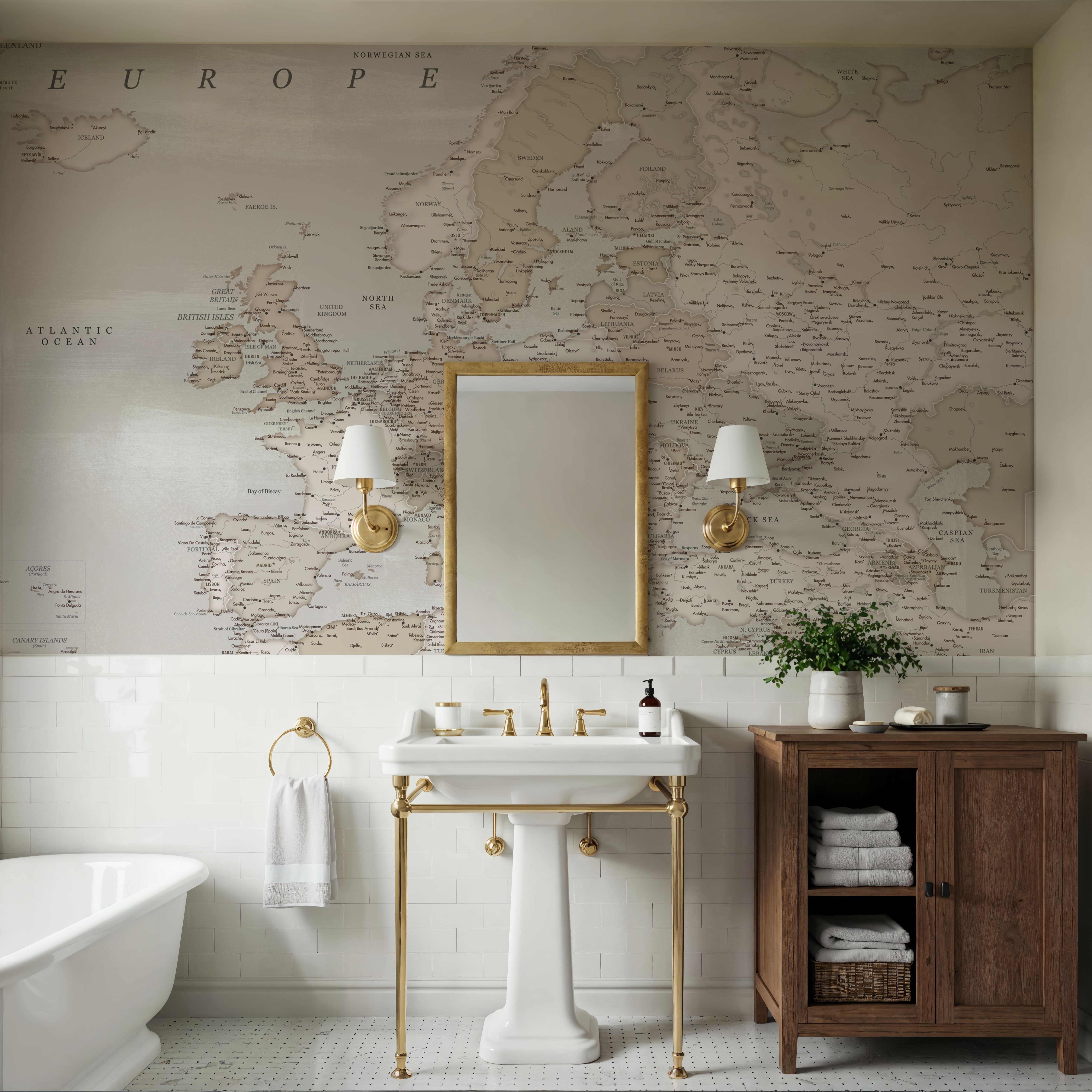 Europe Map Detailed - Lucille