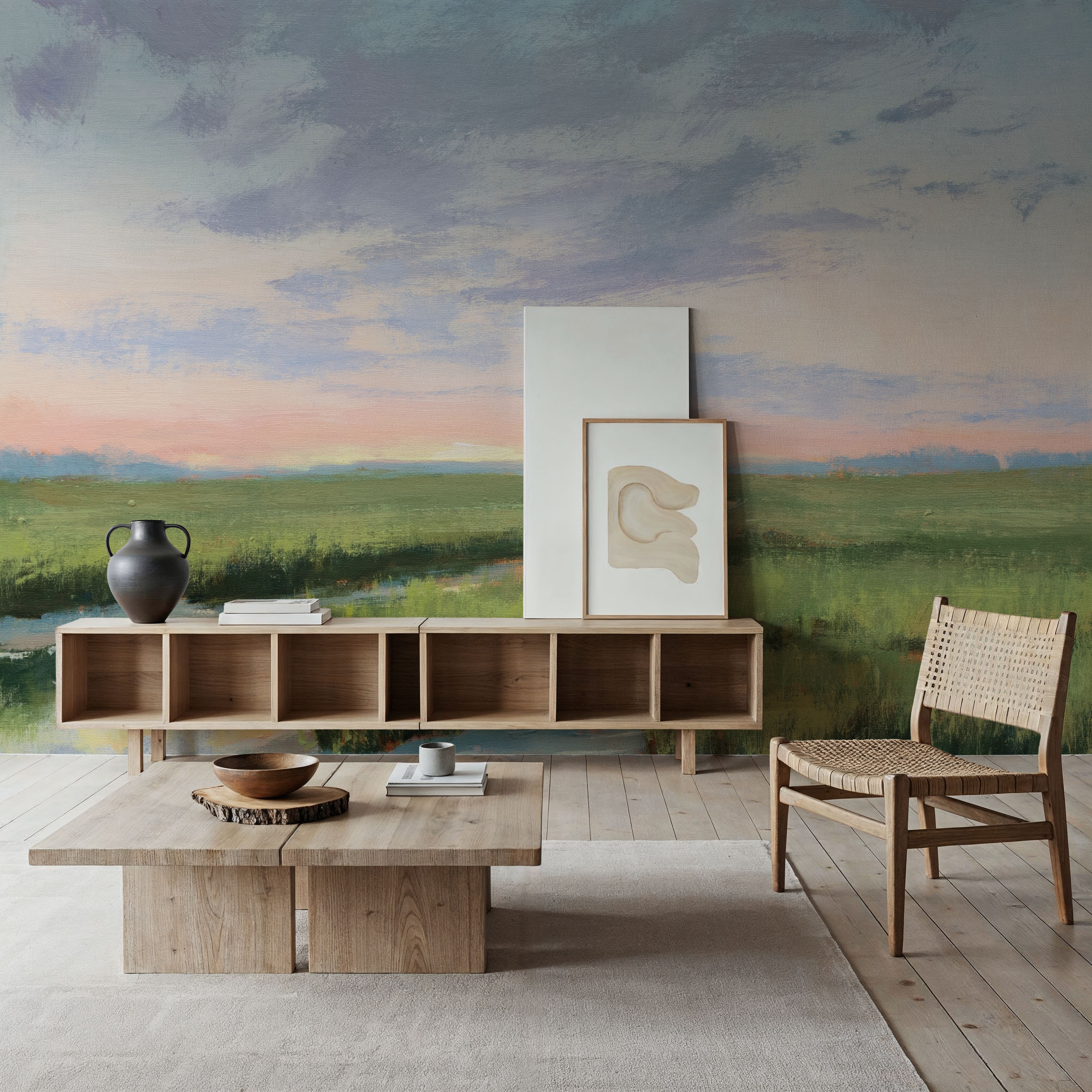 Winding Marsh Creek at Sundown