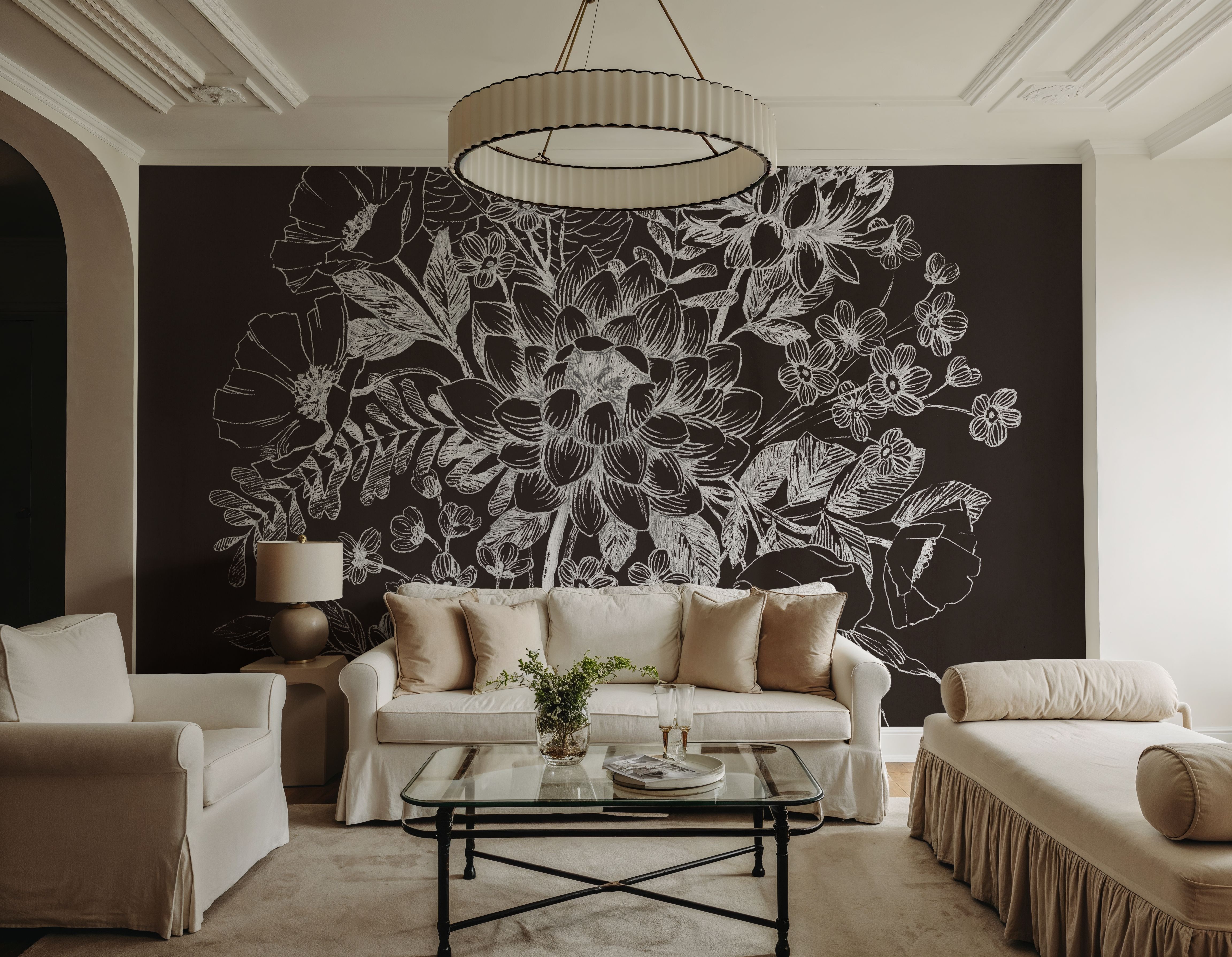 Flora Toile VIII Dark