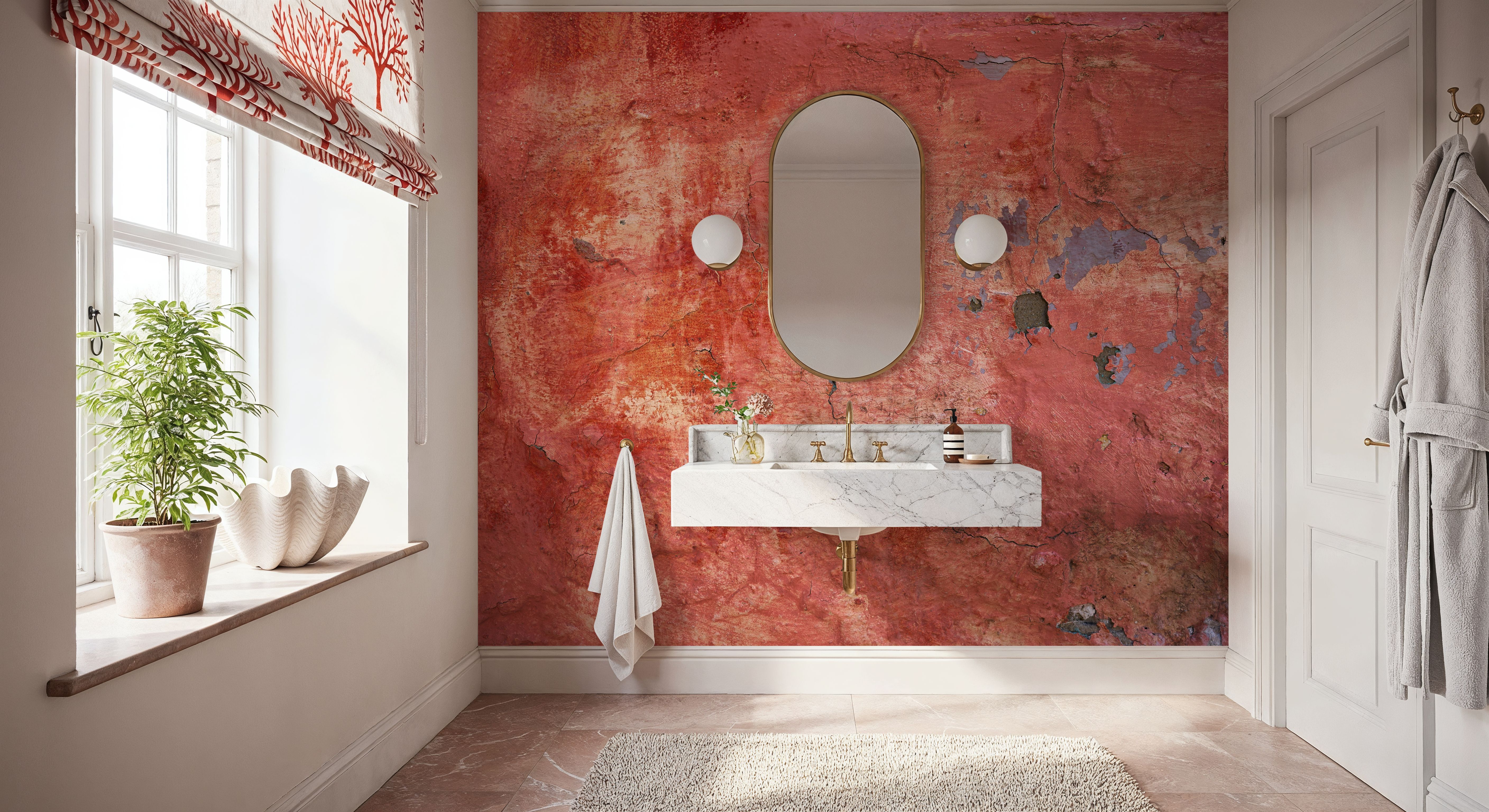 Distressed Vermilion