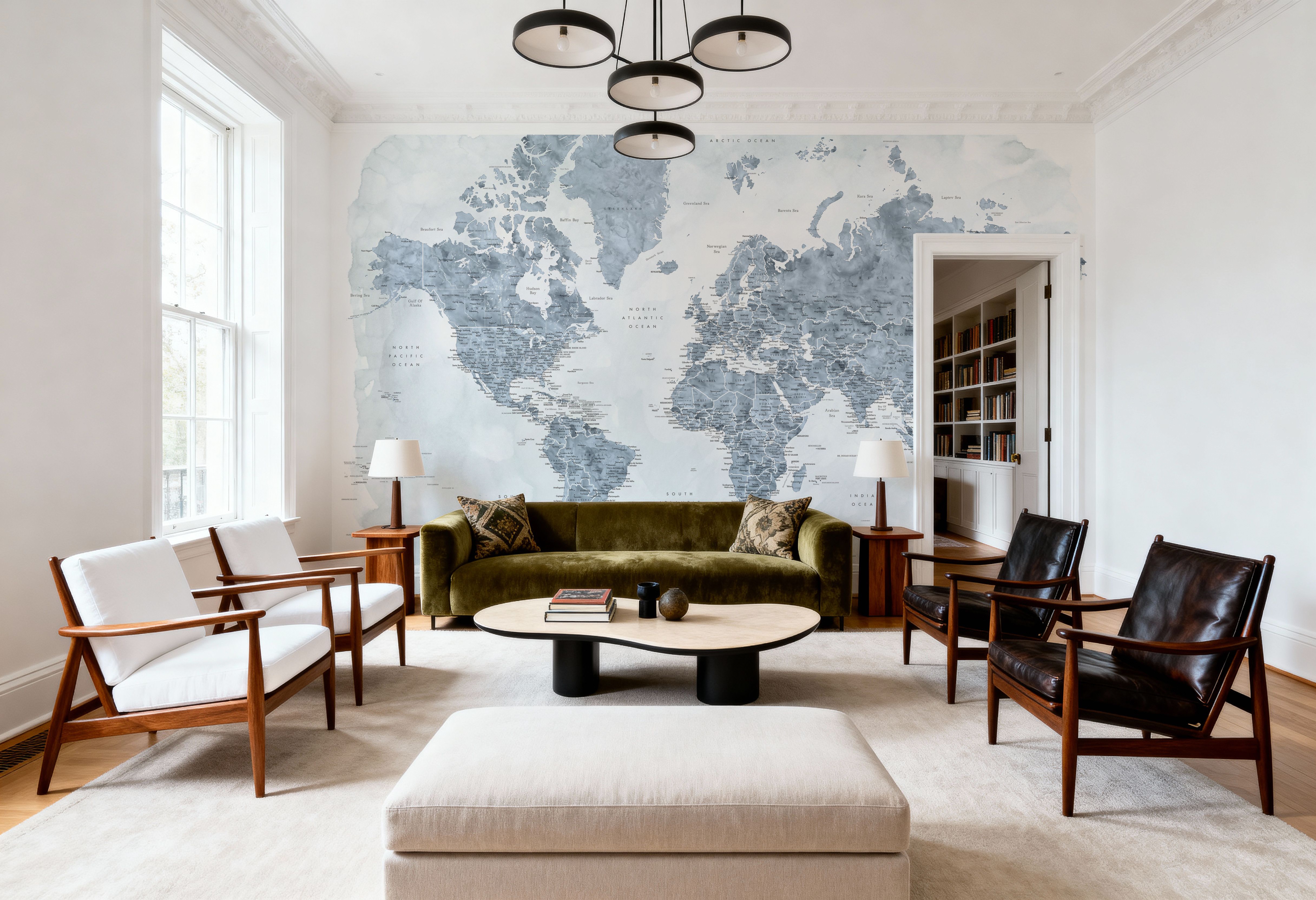 World Map Cities - Jacq, Tapeten